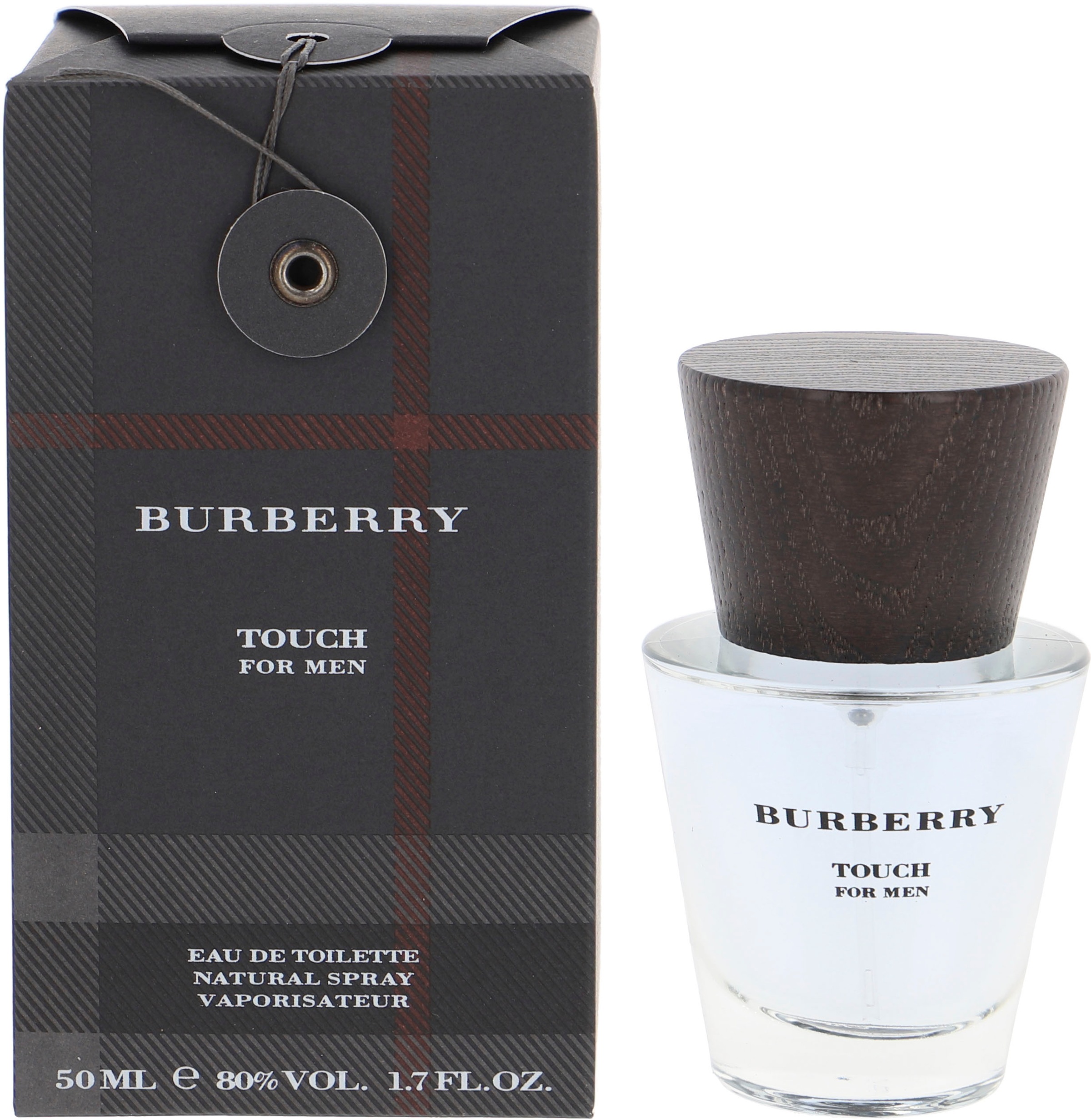 BURBERRY Eau de Toilette »Touch for Men«, mit Artemisia und frischen Veilchen