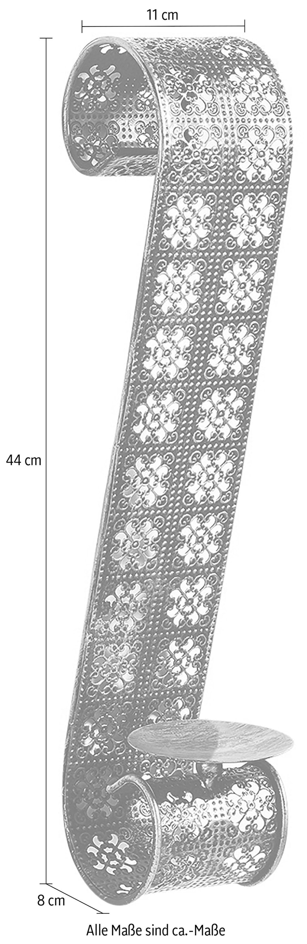 locker Kerzenhalter, (Set, 2er), Kerzen-Wandleuchter, Kerzenhalter, Kerzenleuchter hängend, Wanddeko