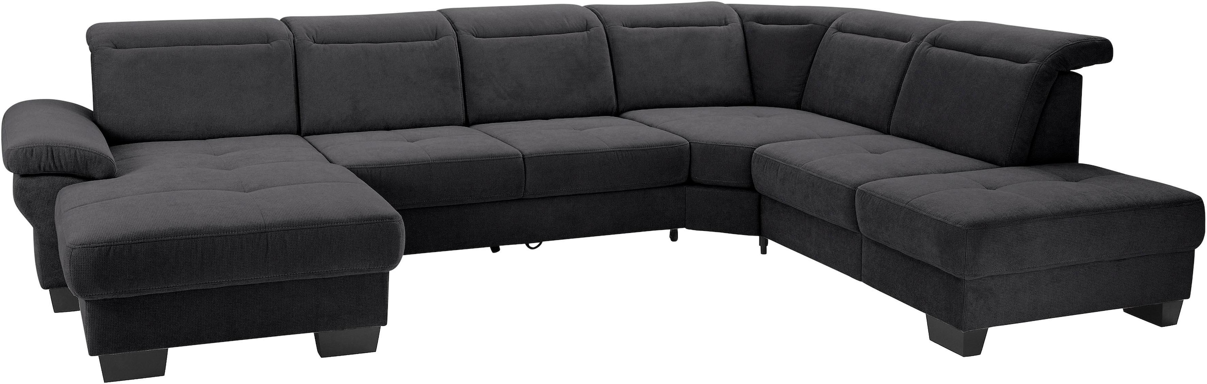 Home affaire Wohnlandschaft »Cornwall U-Form« inkl. Sitztiefenverstellung, günstig online kaufen