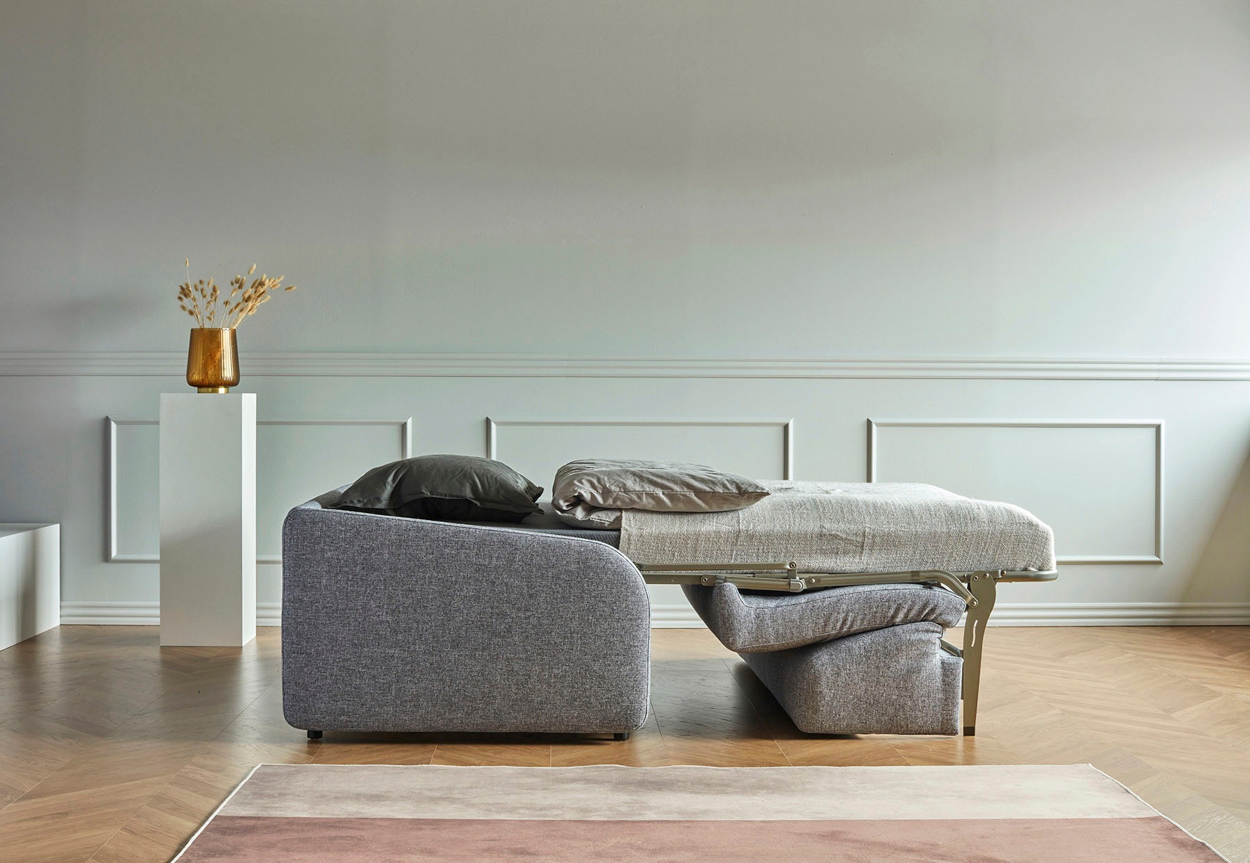 INNOVATION LIVING ™ 3,5-Sitzer »Eivor, hochwertige Dauerschlaffunktion, bequem und komfortabel«, Schlafsofa mit innenliegender Schlafmatratze und schmalen Armlehnen