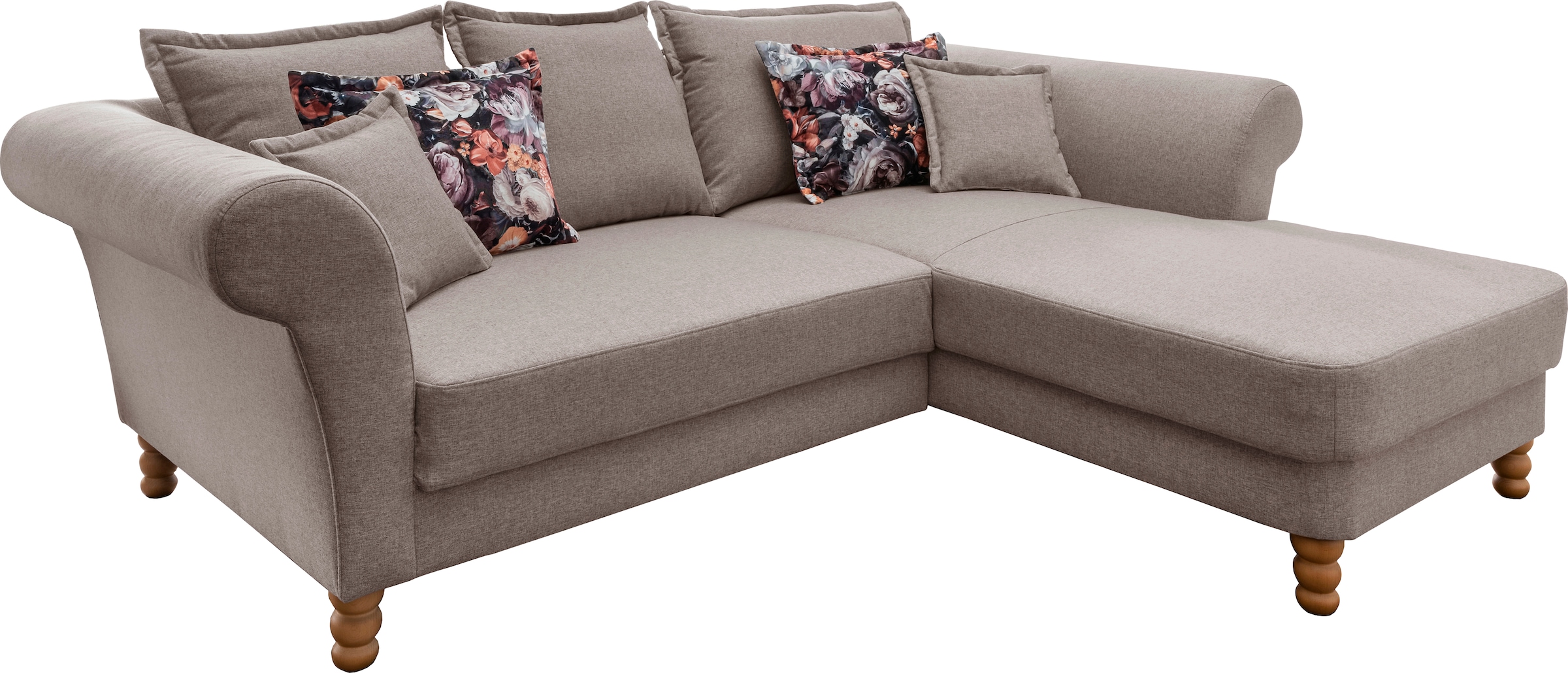 Home affaire Ecksofa »Tassilo Mega Polsterecke mit Kaltschaum im Sitz, bequem, L-Form«