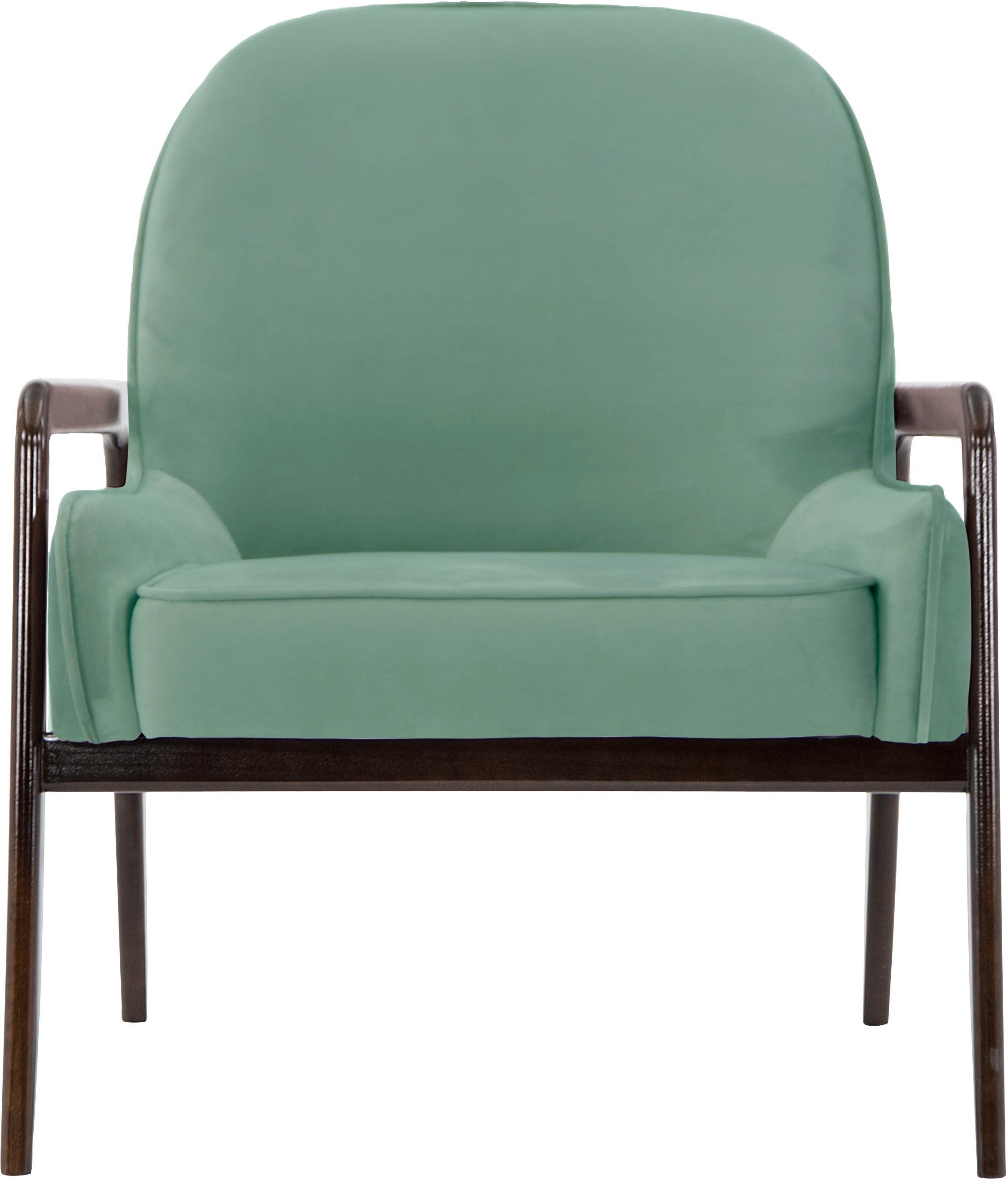 Home affaire Sessel »Braga« wahlweise mit Gestell aus Eiche in dunkel oder günstig online kaufen