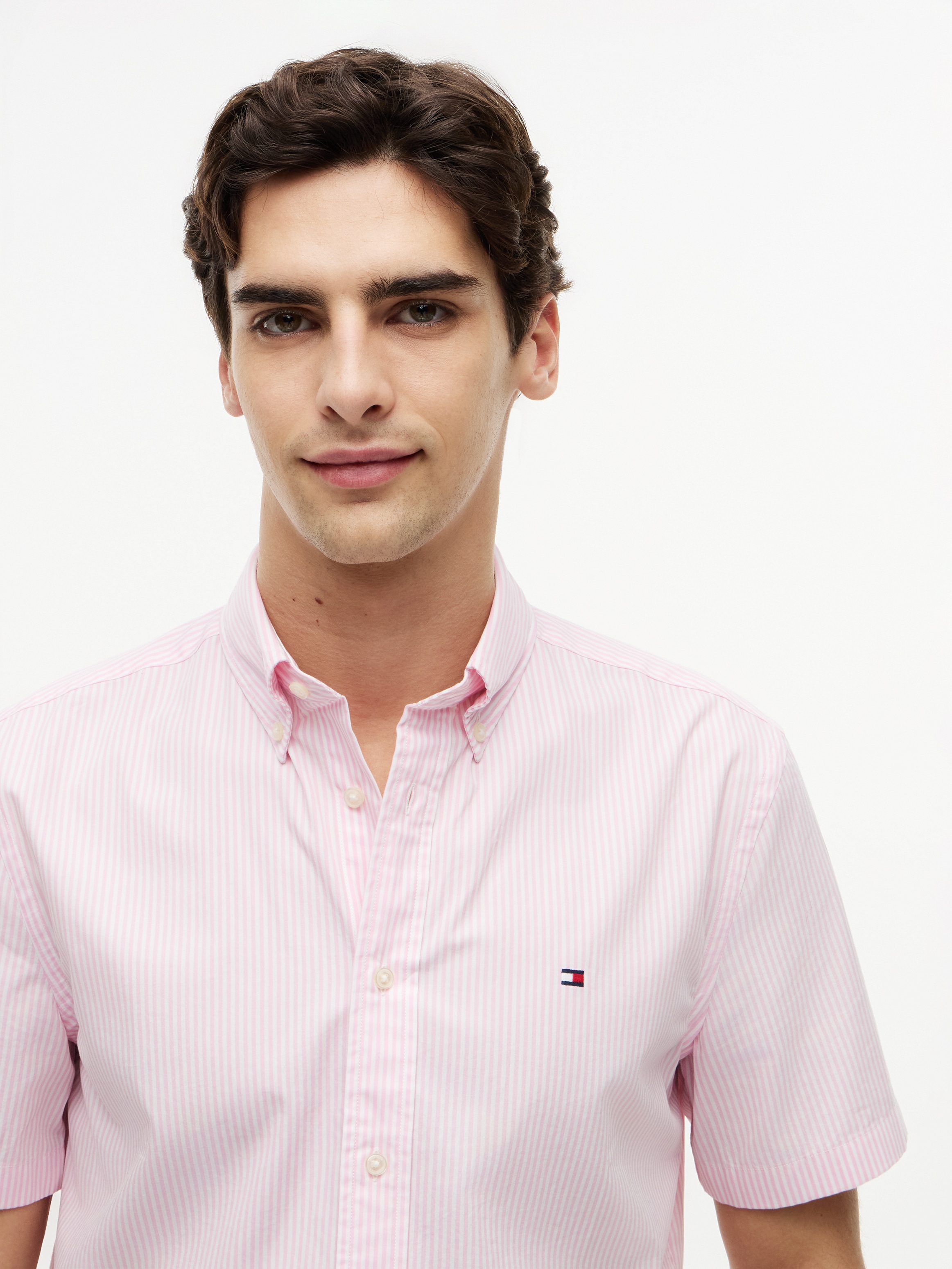 Tommy Hilfiger Kurzarmhemd »FLEX POP CLASSIC STP S/S SHIRT«