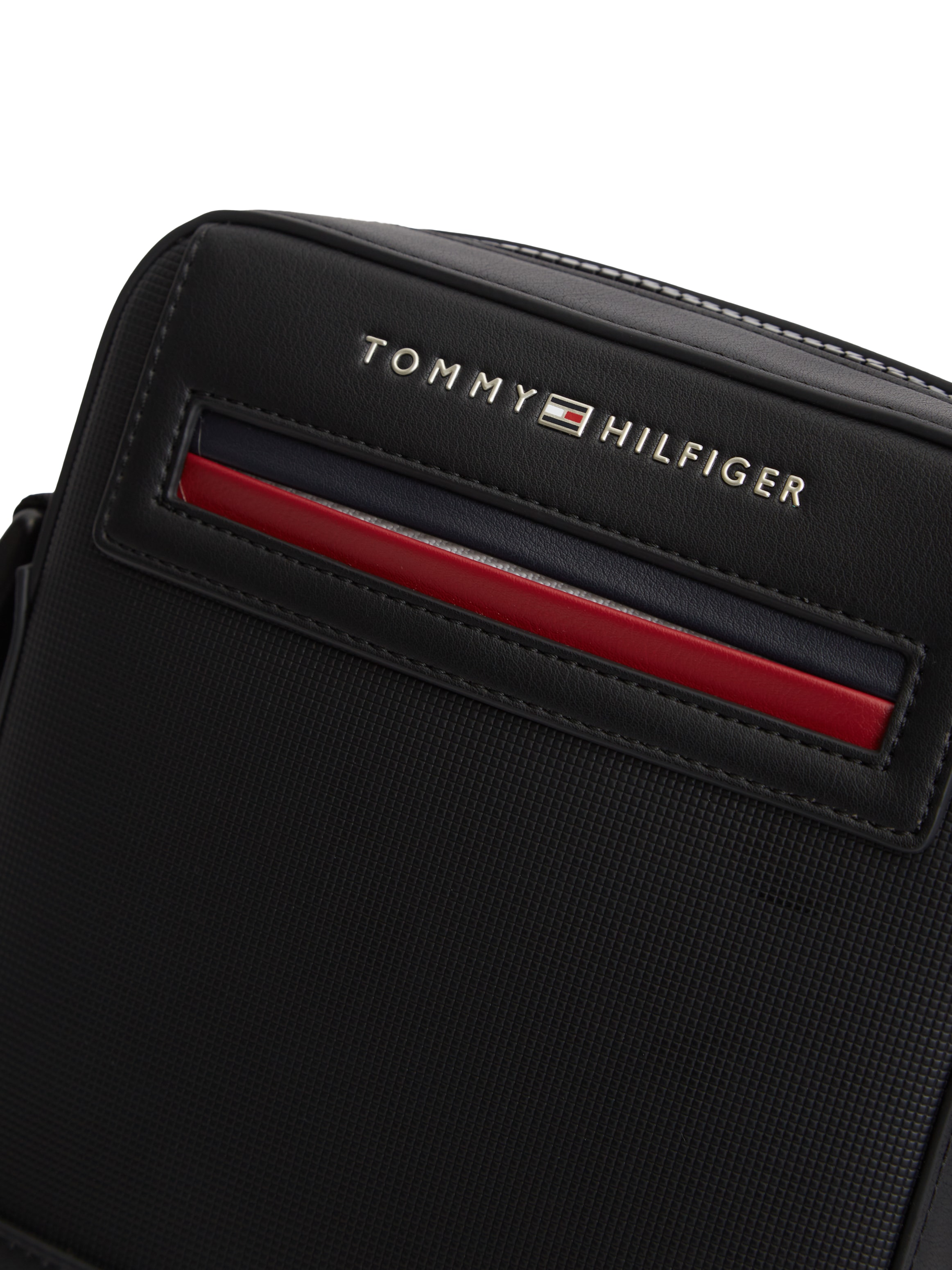 Tommy Hilfiger Umhängetasche »TH FOUNDAITON MINI REPORTER« Unisex Schultertasche, Crossbody-Bag mit Logoschriftzug