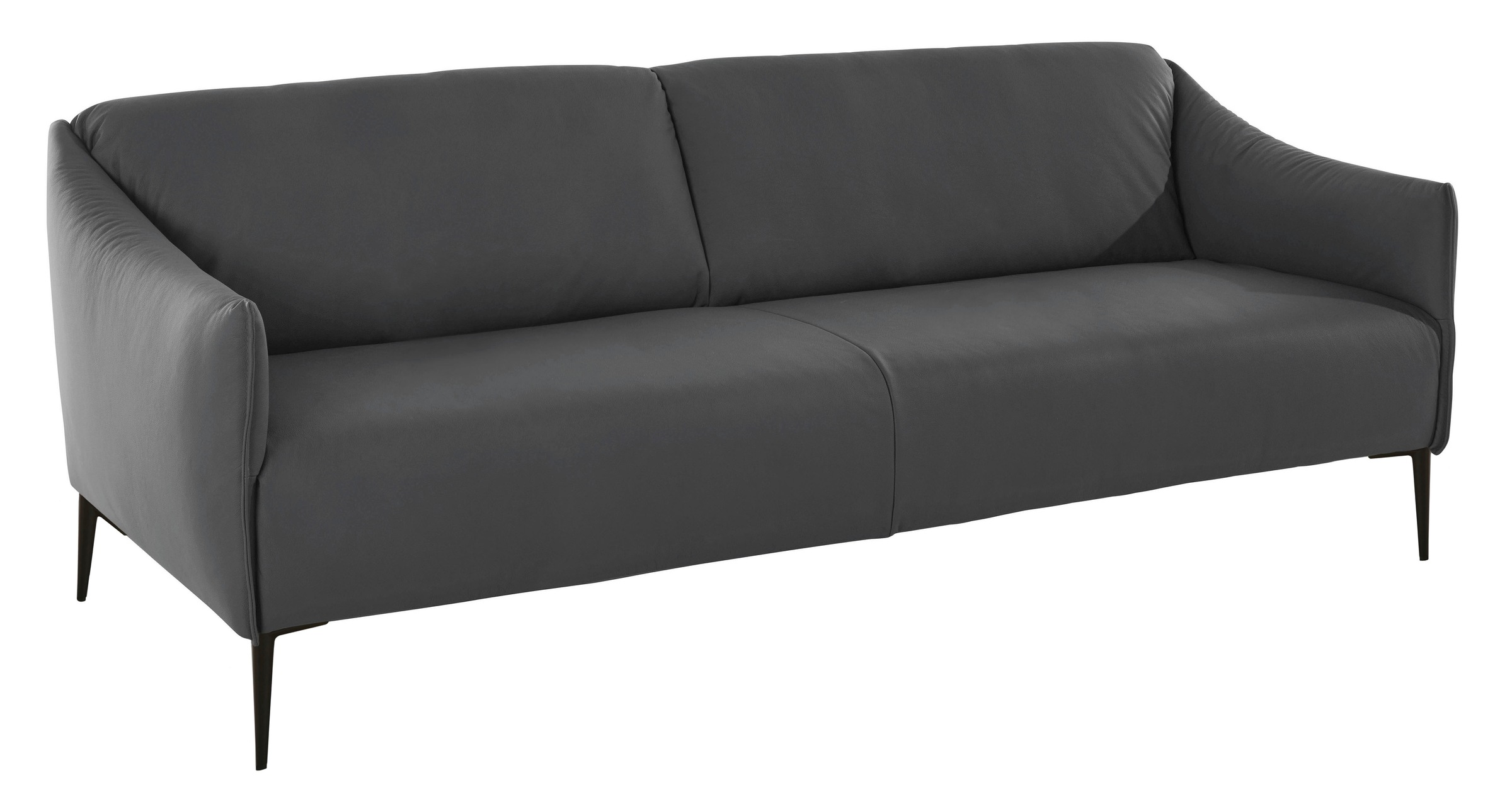 W.SCHILLIG 2,5-Sitzer »sally«, mit Metallfüßen in Schwarz pulverbeschichtet, Breite 194 cm