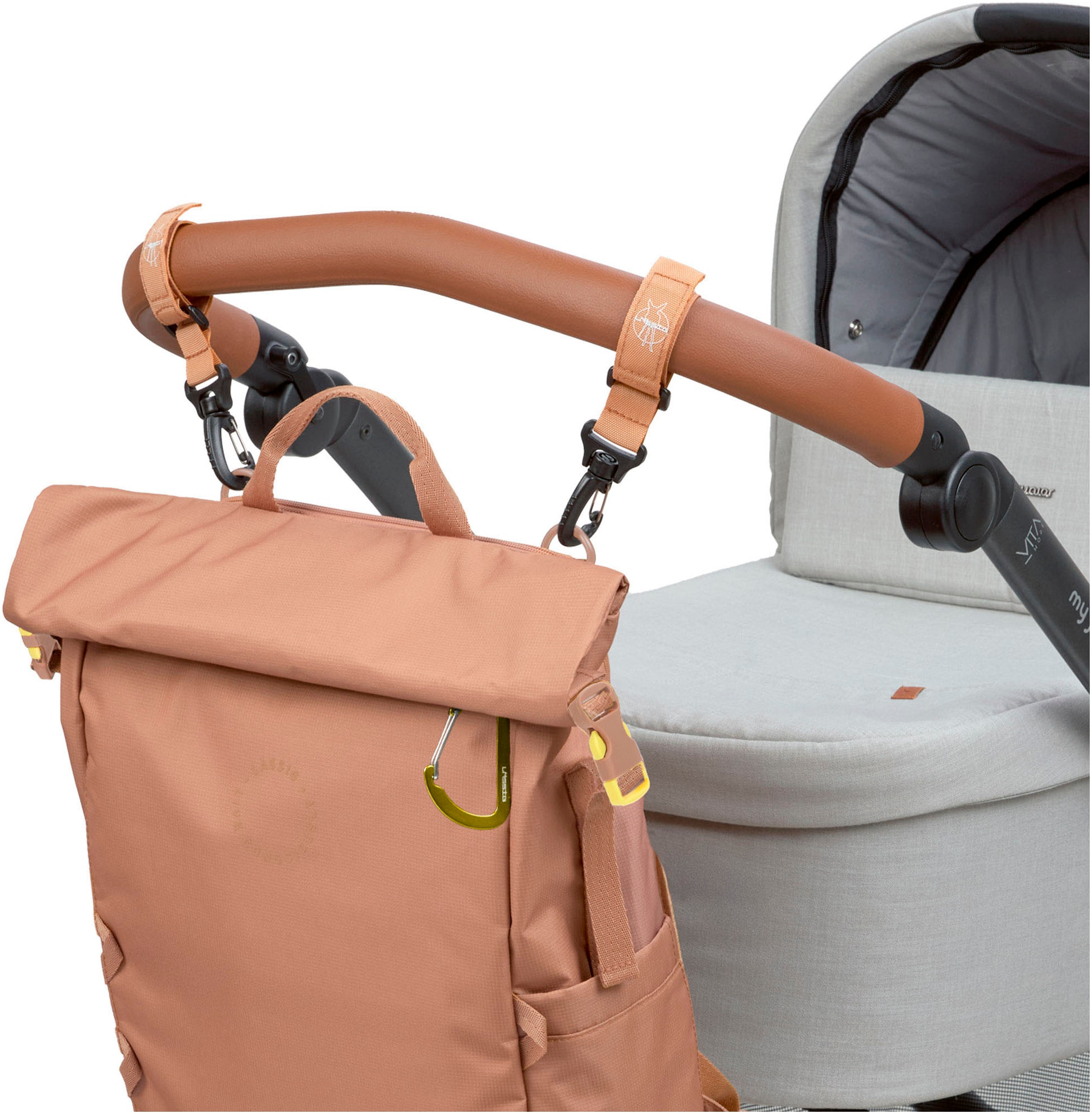LÄSSIG Wickelrucksack »Green Label, Outdoor Rolltop Backpack, almond«