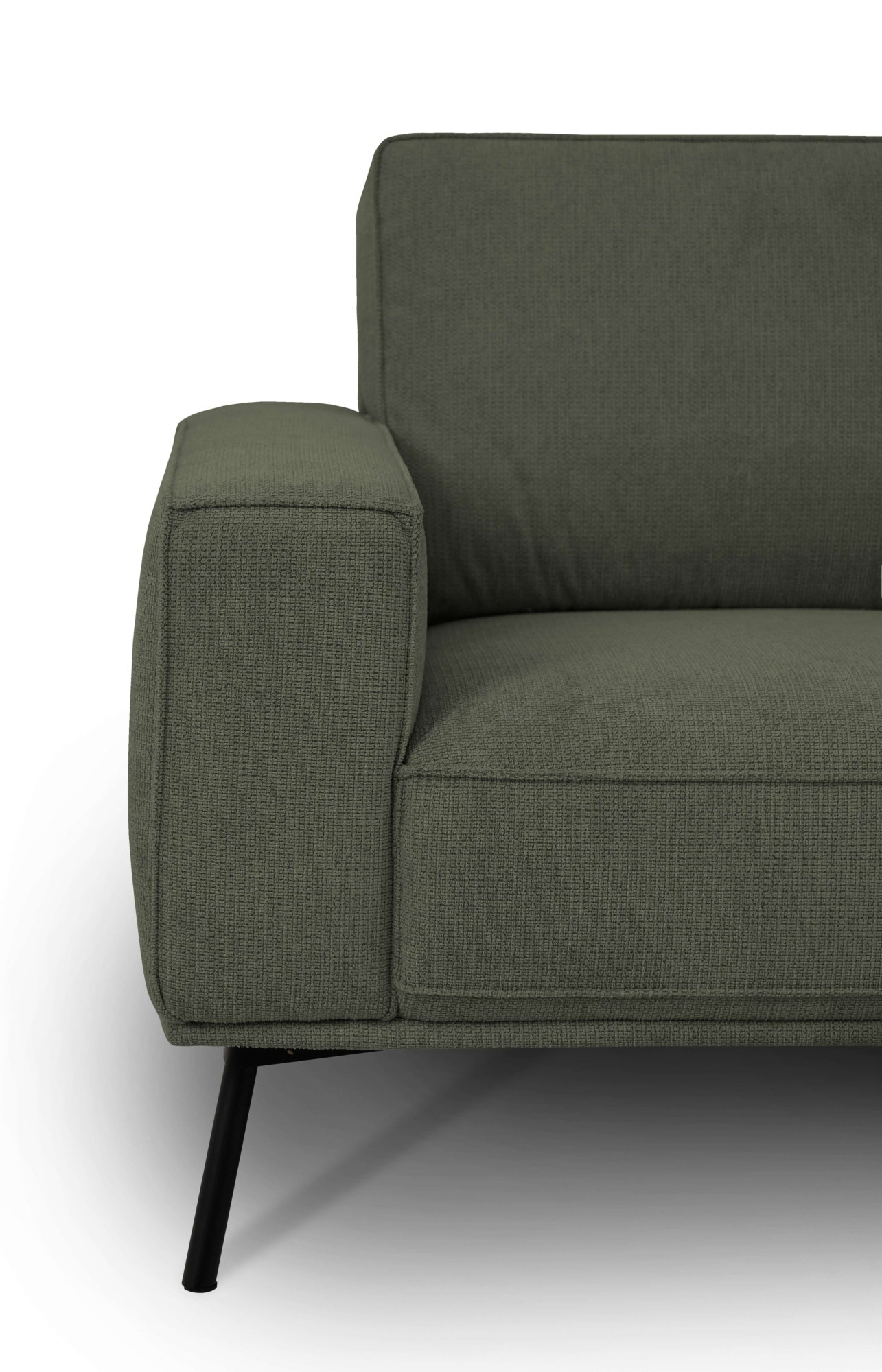 andas Ecksofa »Vosby«, Breite 260 cm, Chenille, mit dekorativer Kedernaht