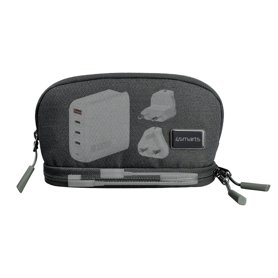 4smarts Aufbewahrungstasche »Smart Tech-Pouch On-the-go«, YYK-Reisverschlüsse, 5 Fächer