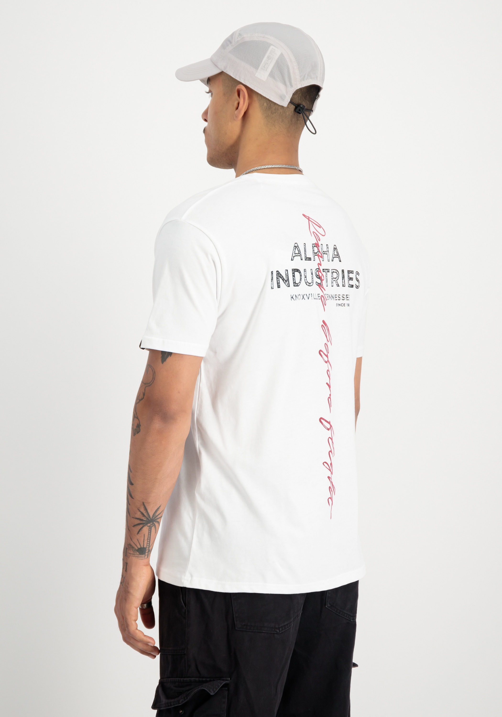 Alpha Industries T-Shirt »Alpha Industries Men - T-Shirts Signature Backprint T-Shirt«