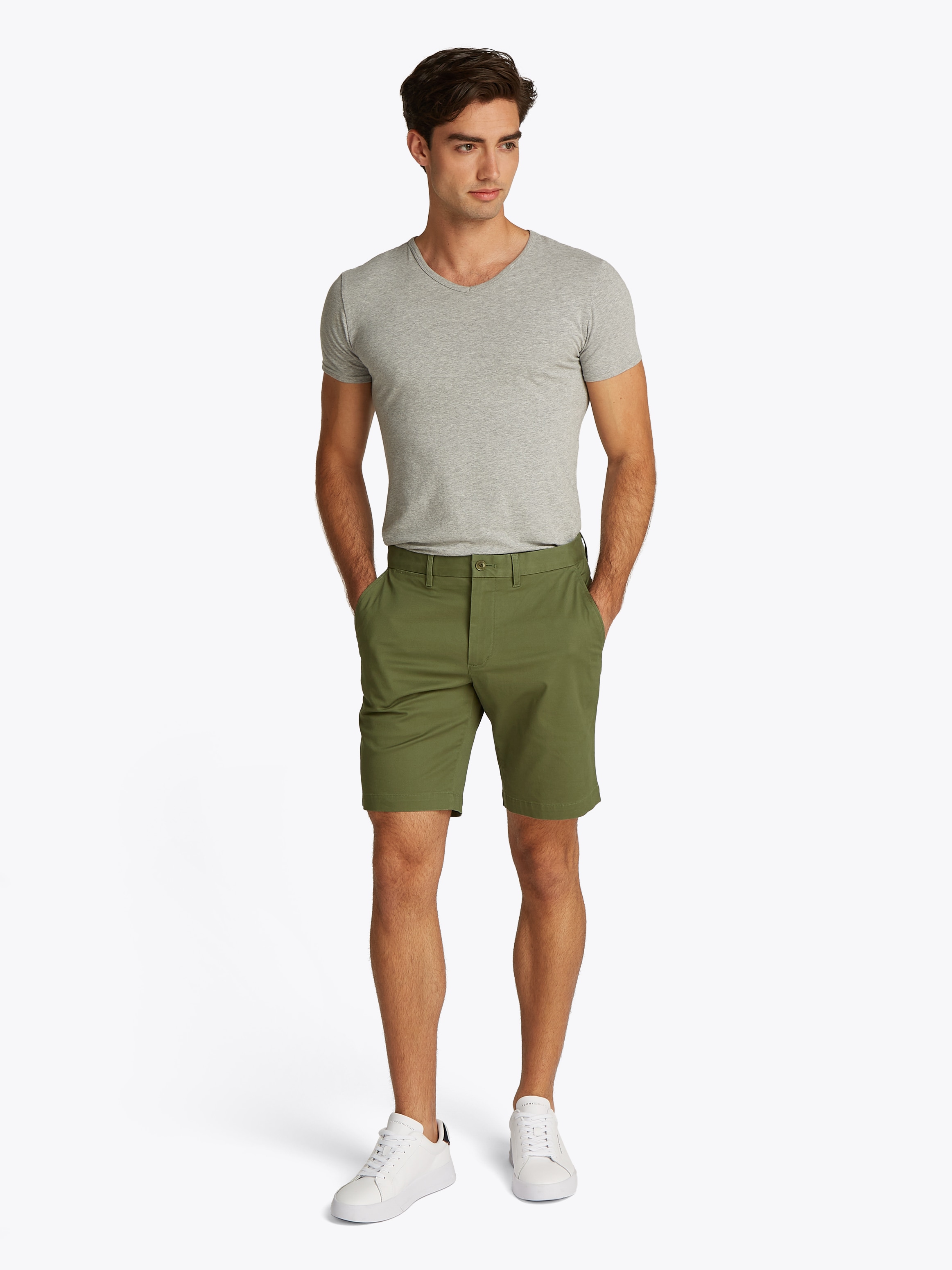 Tommy Hilfiger Chinoshorts »BROOKLYN SHORT 1985«, in klassischem Design
