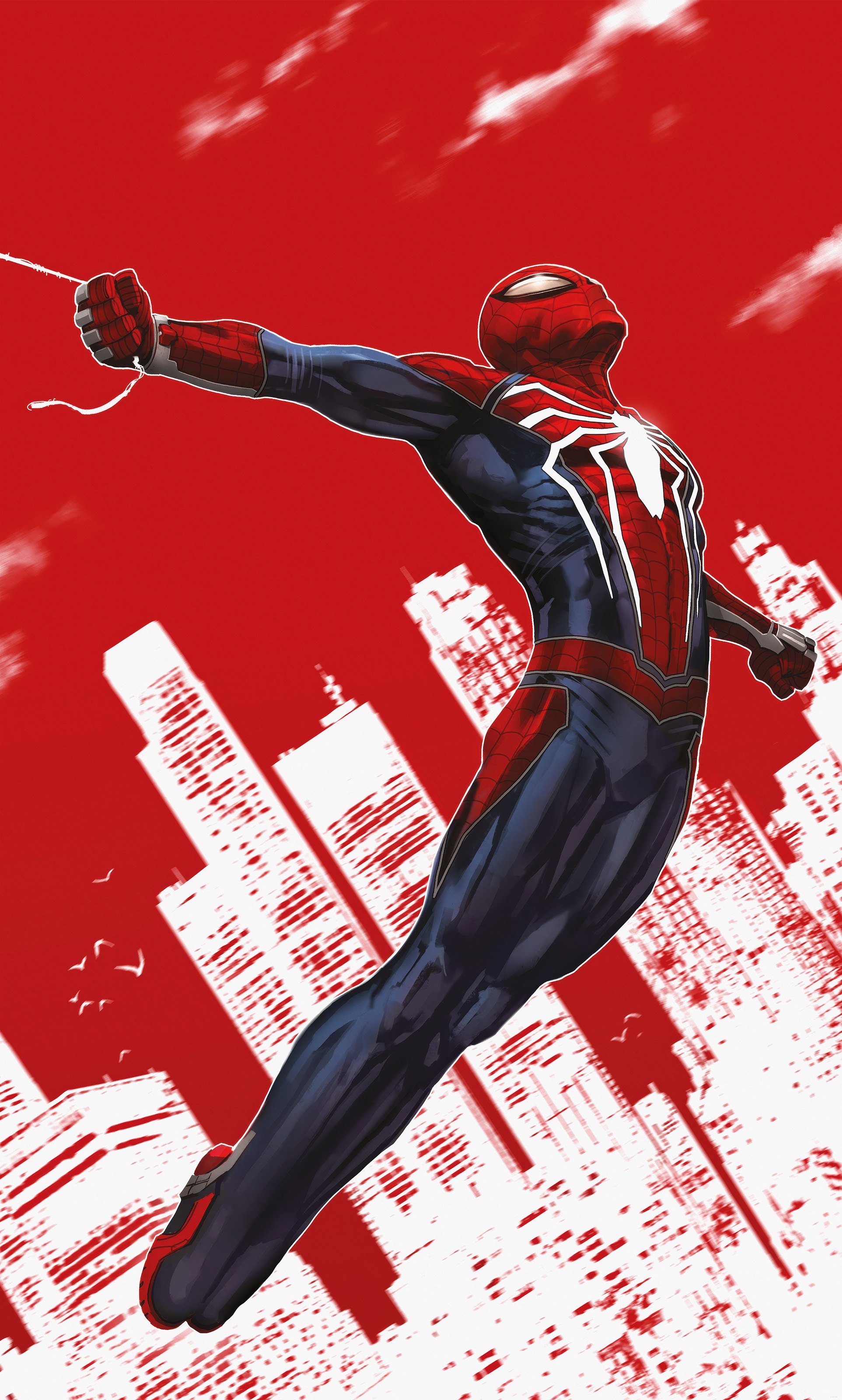 Komar Kindertapete »Marvel Spider-Man Red Swing«, bedruckt