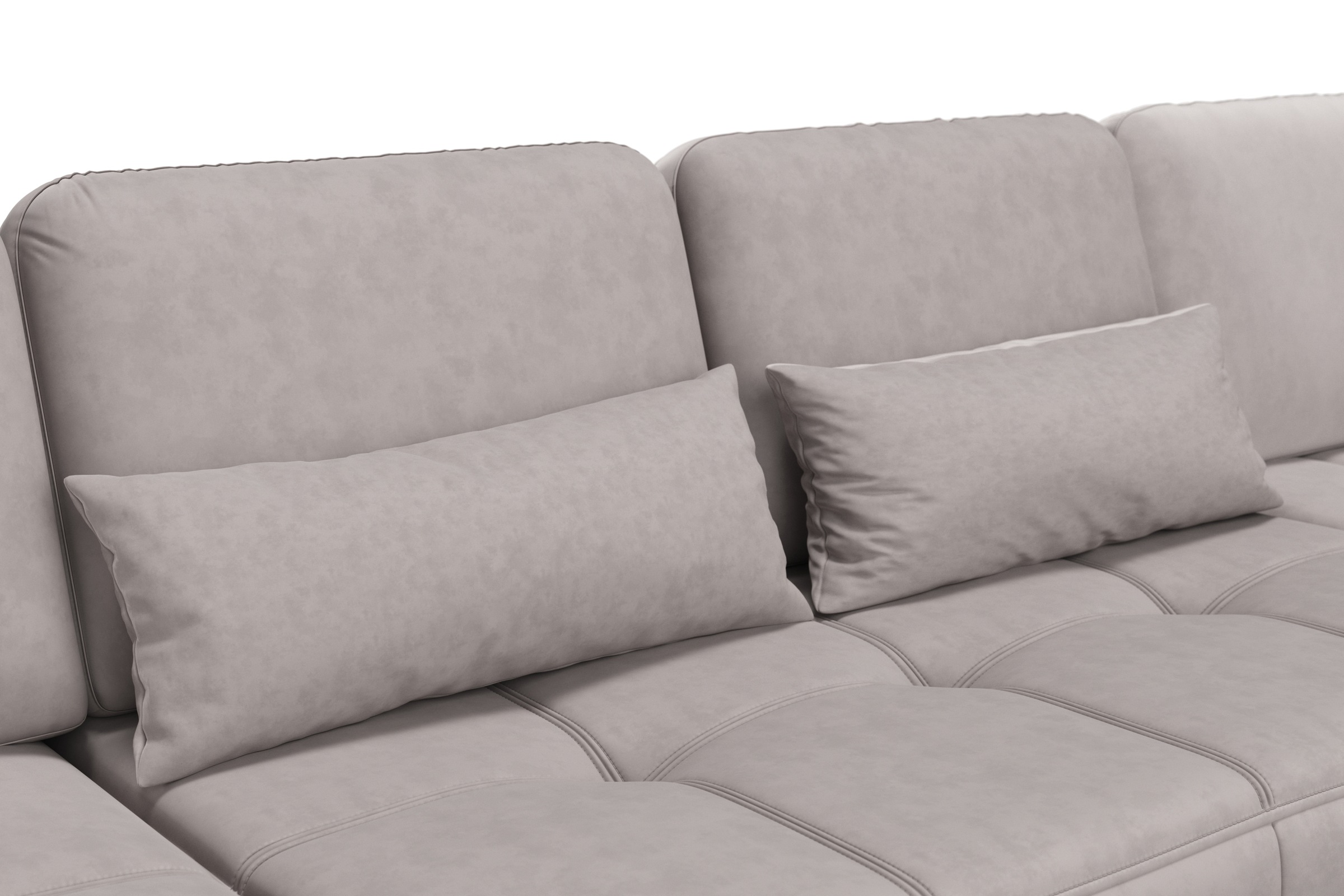 sit&more Wohnlandschaft »Bendigo U-Form«, inklusive Sitztiefenverstellung, Bodenfreiheit 12 cm, in 2 Fußfarben