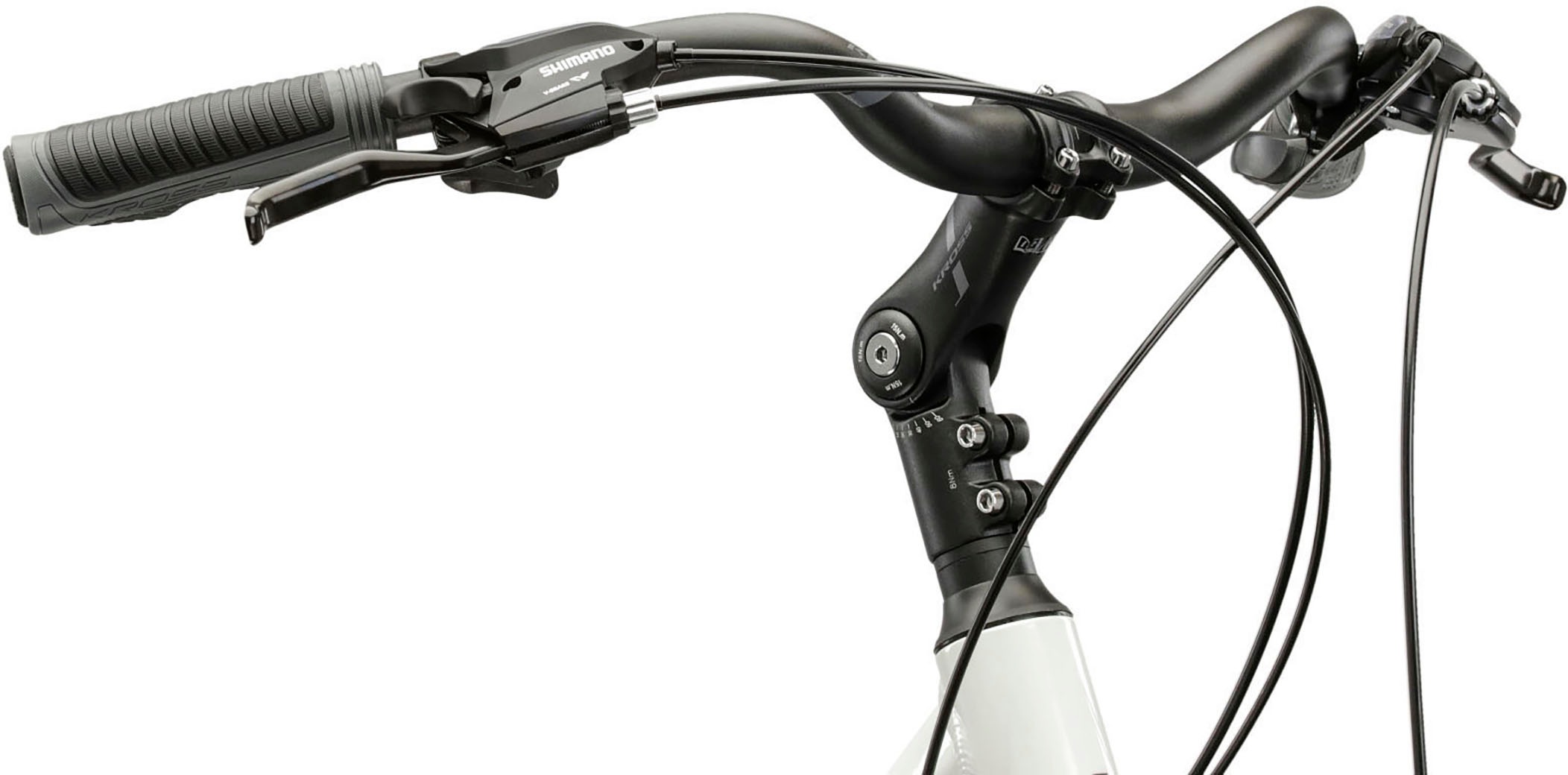 Kross Trekkingrad »KROSS Trekkingrad Damen 28" Trans 3.0 ULT.RA weiß 24 Gänge« 24 Gang Shimano ACERA M3020 Schaltwerk Kettenschaltung