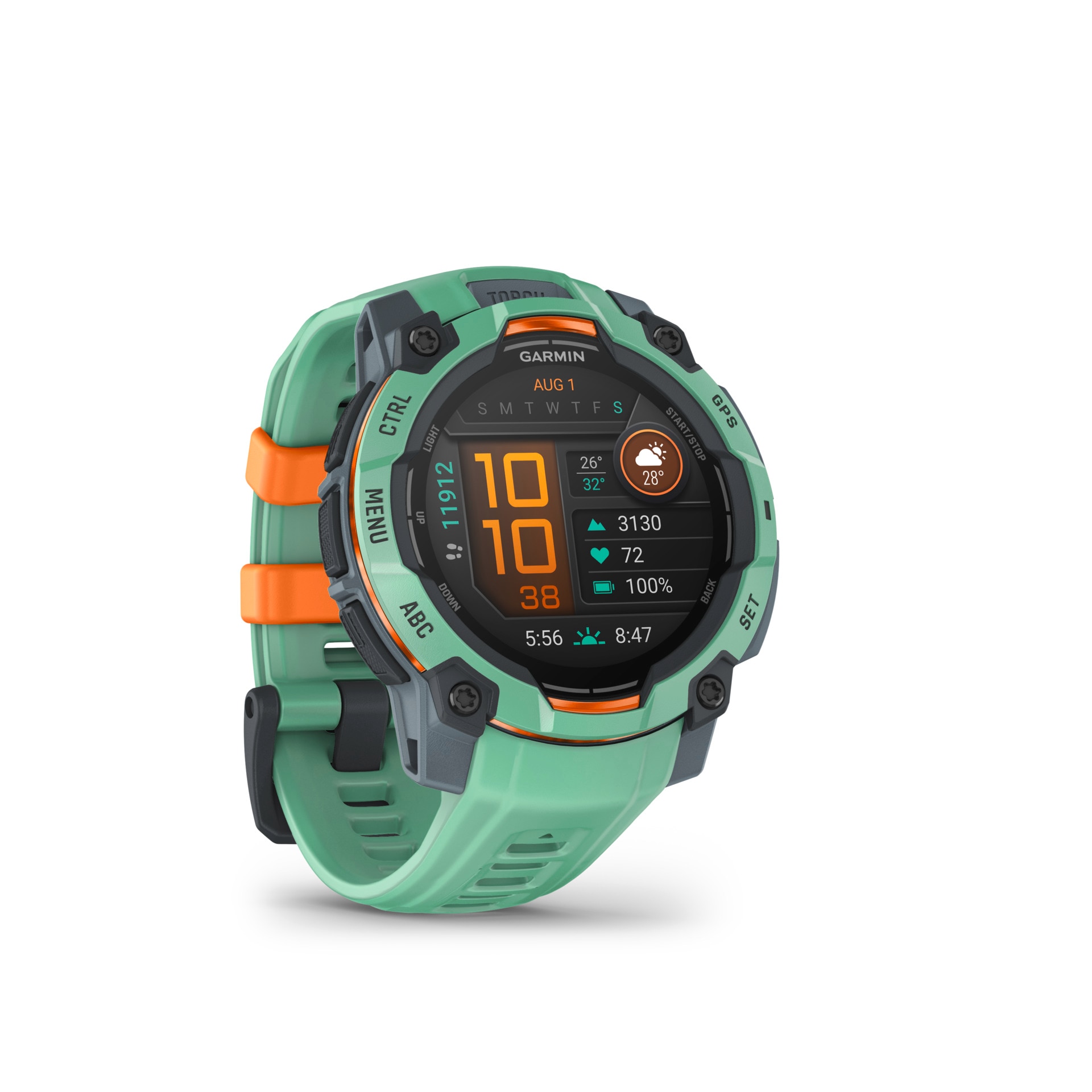 Garmin Smartwatch »Instinct 3 AMOLED 45mm«, (3 cm / 1,2 Zoll), 4 GB,)
