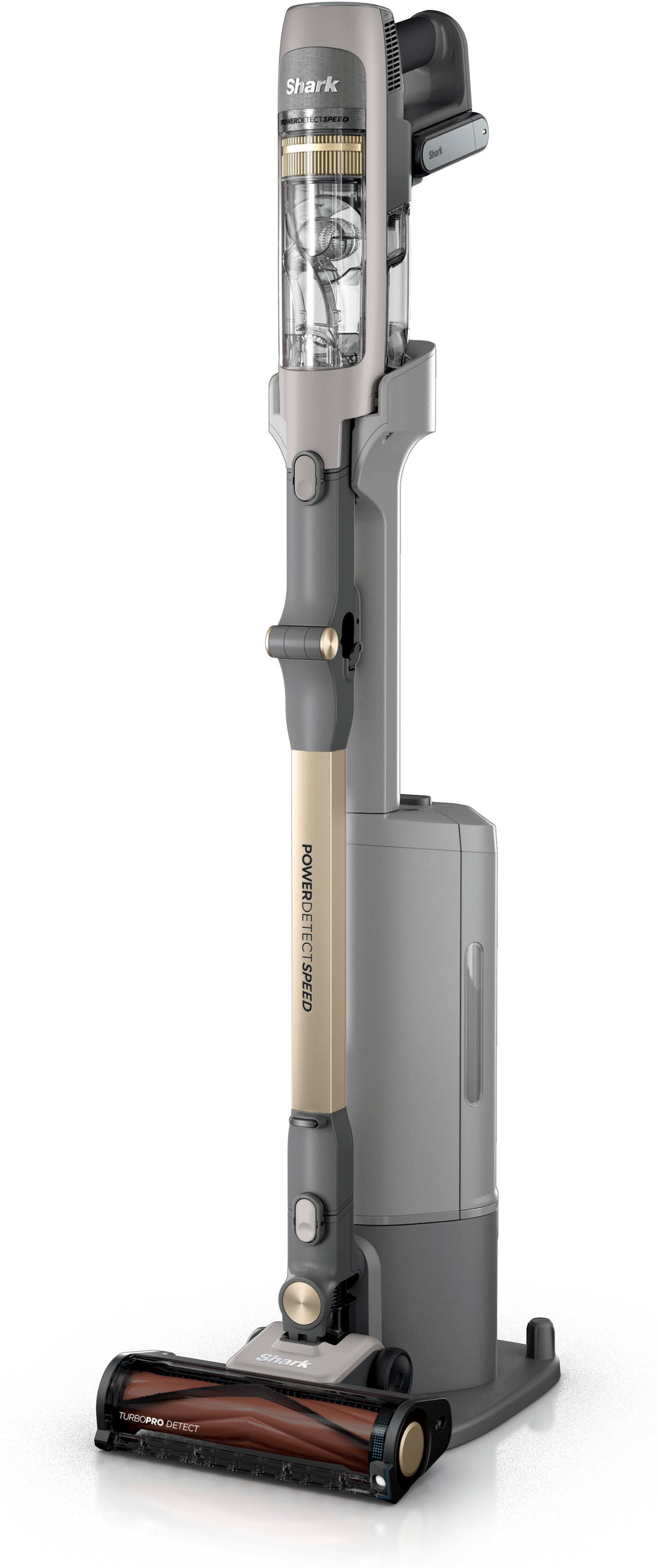Shark Akku-Hand-und Stielstaubsauger »Shark PowerDetect Speed Luxe Collection Clean & Empty« 4 POWERDETECT-TECHNOLOGIEN, Selbstentleerende Ladestation