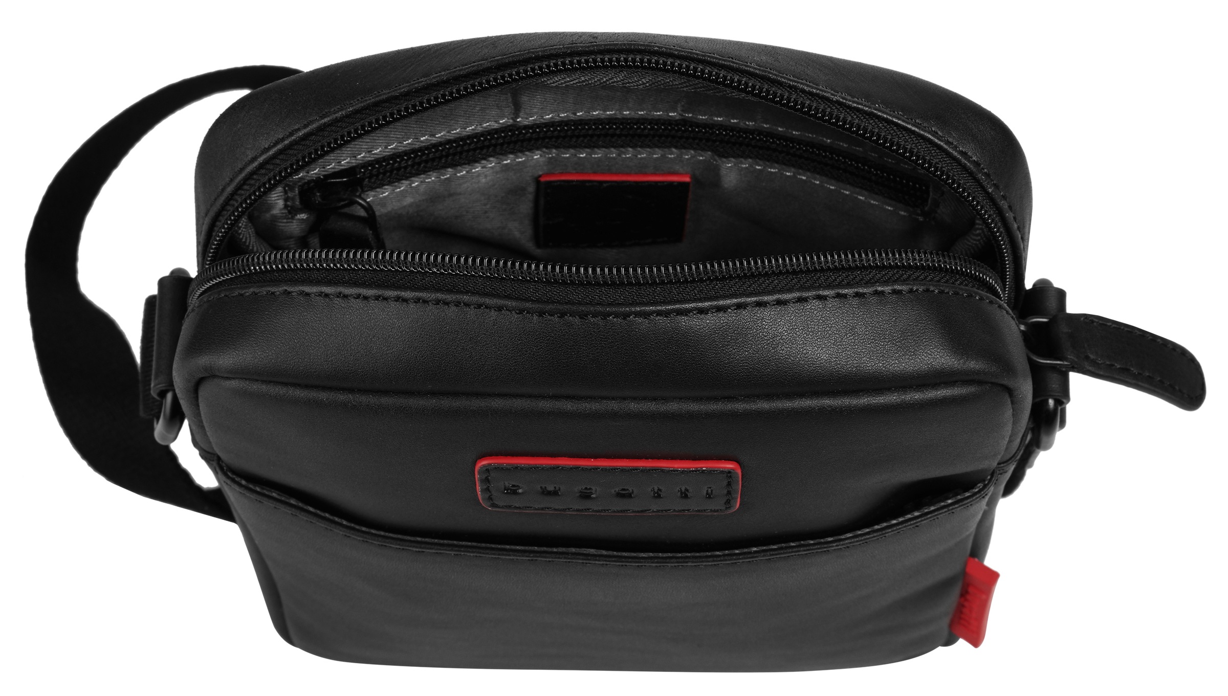 bugatti Umhängetasche »CLARK« echt Leder