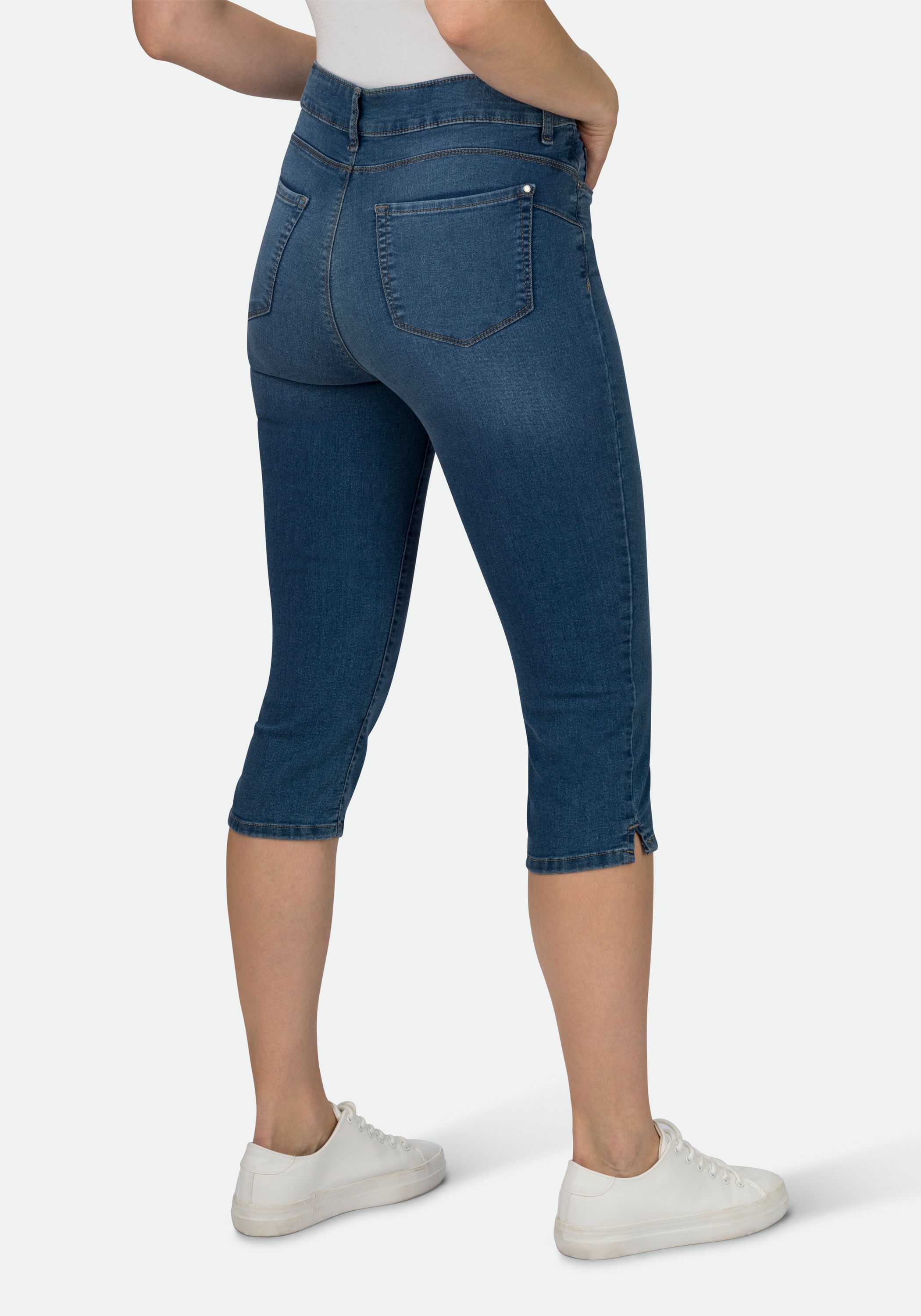 STOOKER WOMEN 7/8-Jeans »Capri Denim Skinny Fit«, Skinny Fit Casual Clean Wash Denim Jeans Magic Shape Effekt für Damen