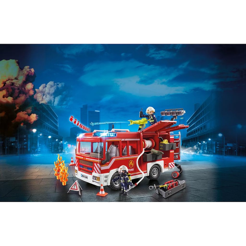 Playmobil® Konstruktions-Spielset »Feuerwehr-Rüstfahrzeug (9464), City Action«