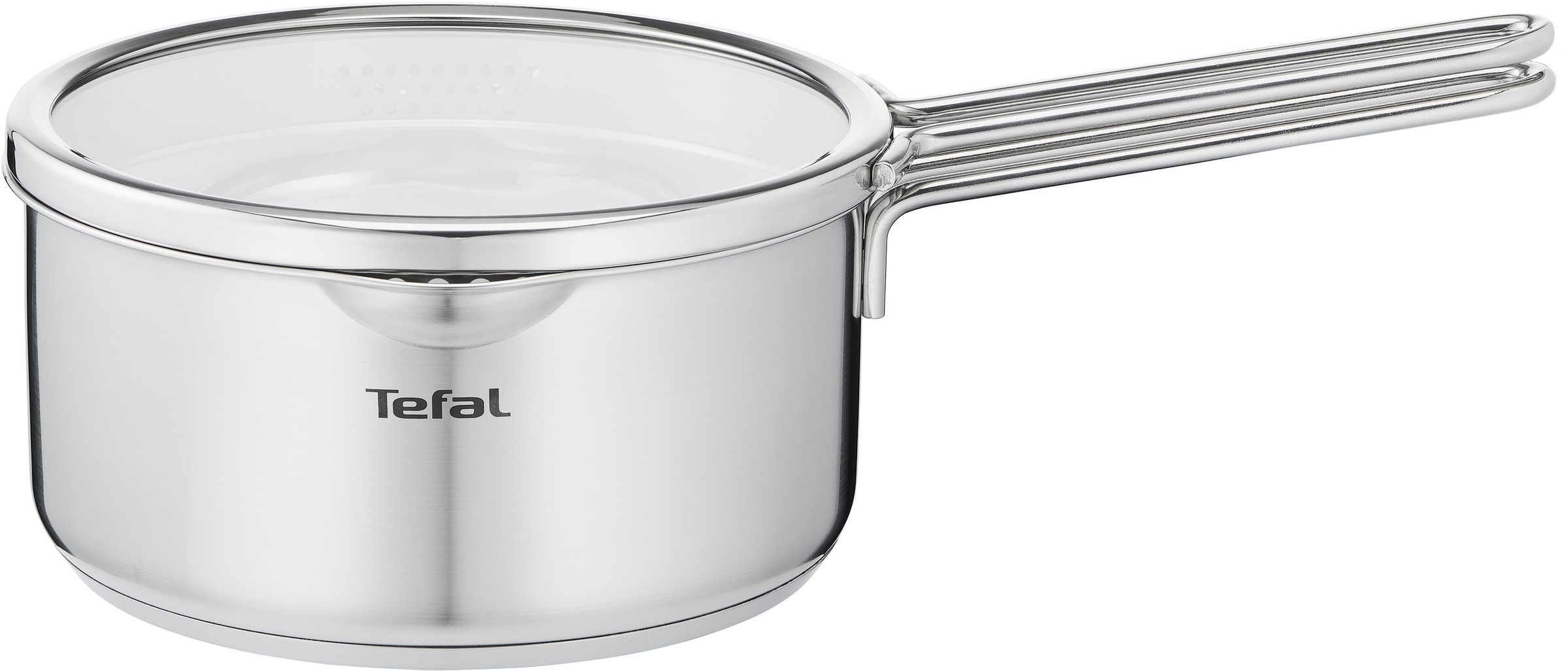 Tefal Kasserolle »Nordica, kleiner Topf Induktion 16 cm«, Edelstahl, (1 tlg günstig online kaufen