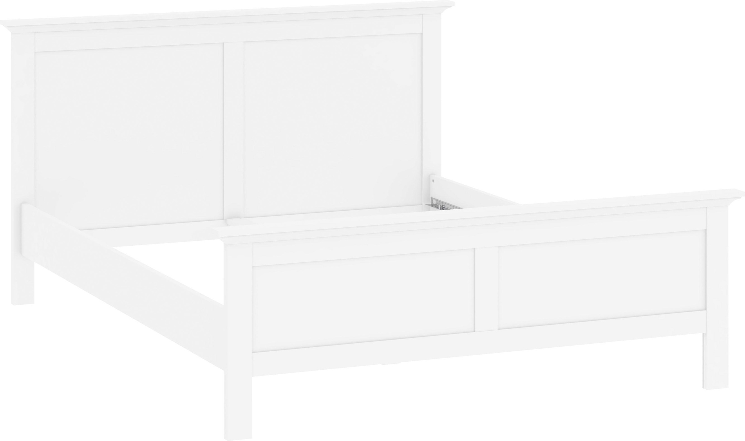 Home affaire Bett »Paris Bettgestell, Doppelbett,« mit Kassetten-Optik an K günstig online kaufen