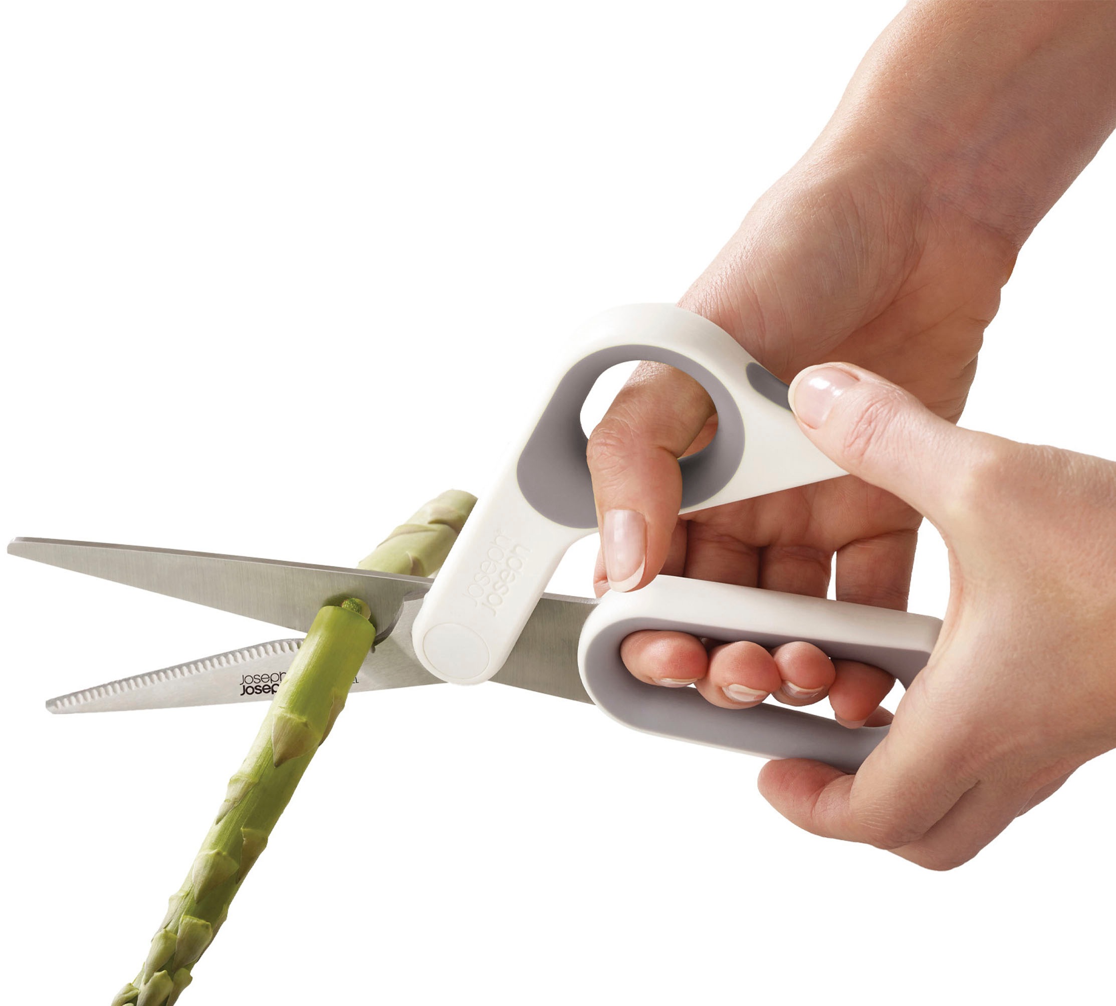 Joseph Joseph Messer-Set »Elevate Fusion 5pc Knife & Scissor Block«, (5 tlg.), rutschfest, japanischer Edelstahl
