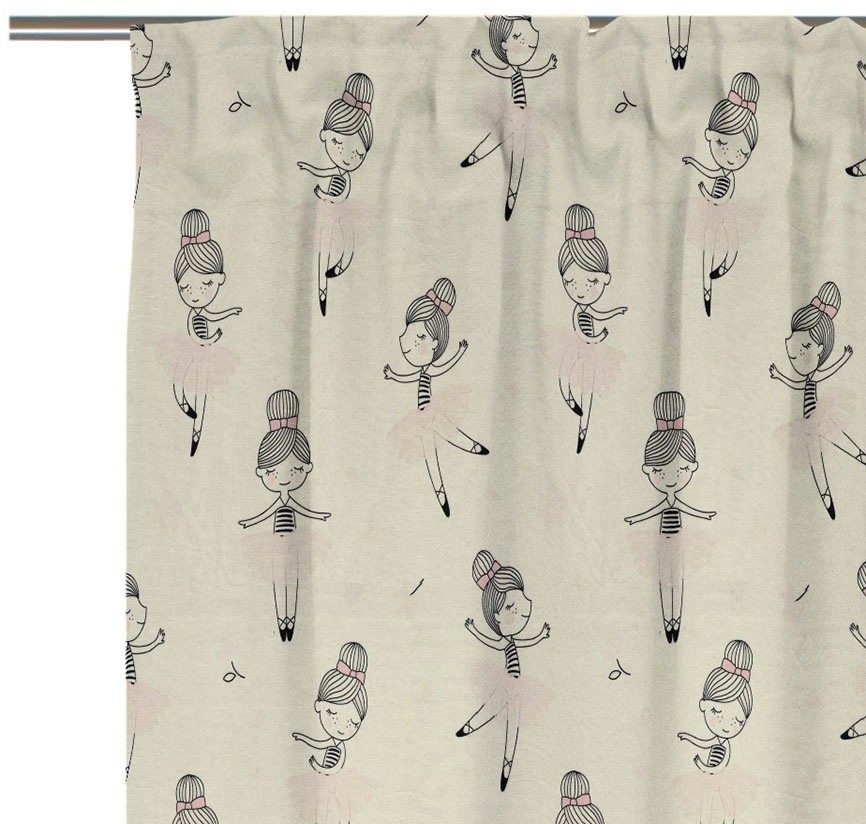 Adam Vorhang »Ballerina« Multifunktionsband 1 Stk. tlg. aus 100% Bio-Baumwo günstig online kaufen