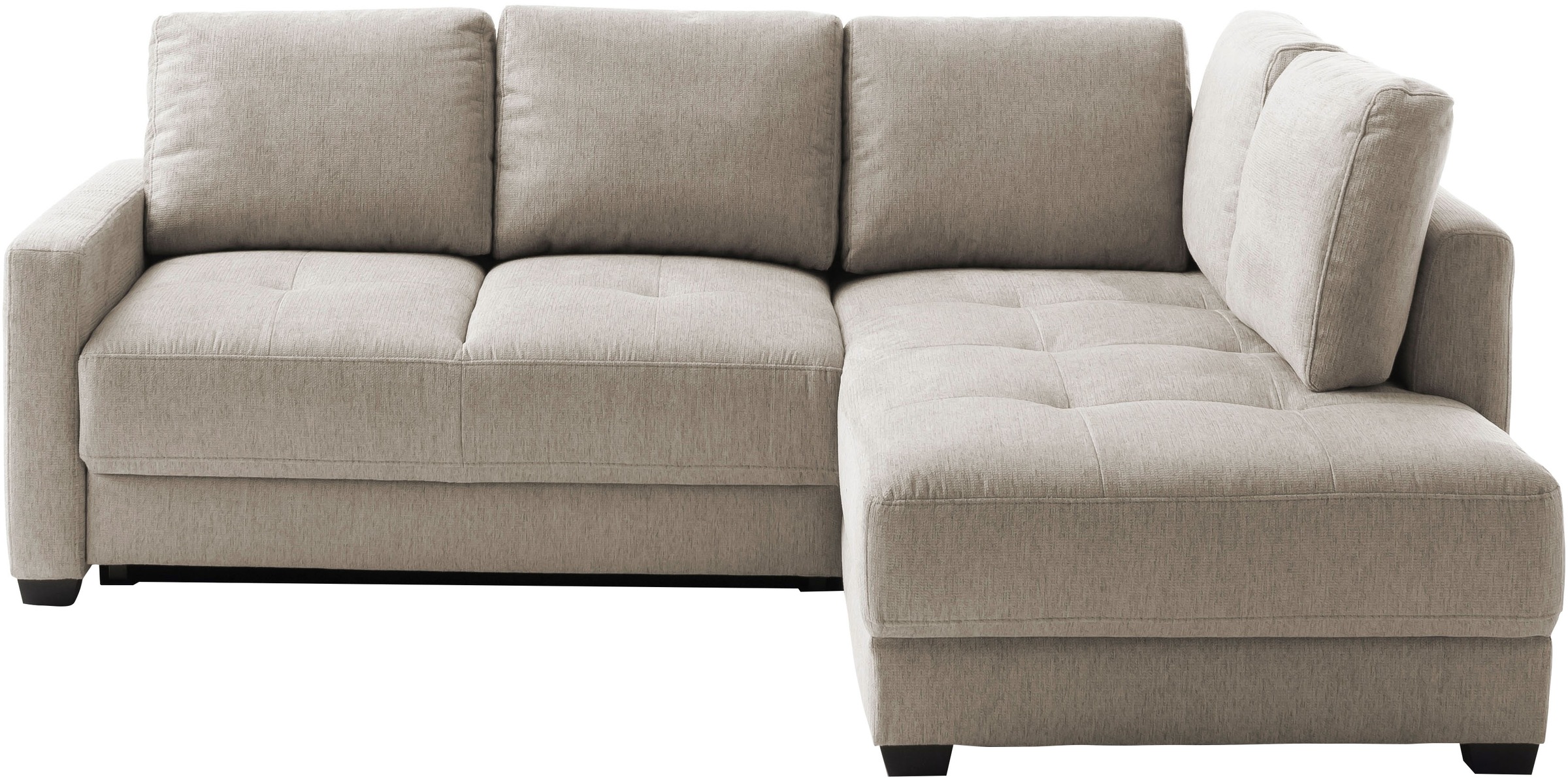 Mr. Couch Ecksofa »Pierre, L-Form mit BoxSpring«, Mit Boxpring-Taschenfederkern