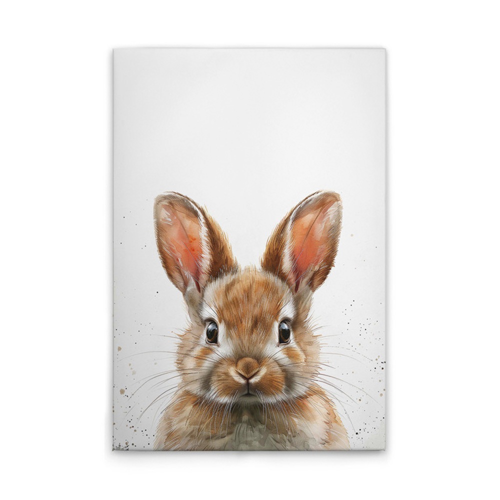 A.S. Création Leinwandbild »Brown Baby Bunny - Wandbild Weiß Braun Keilrahm günstig online kaufen