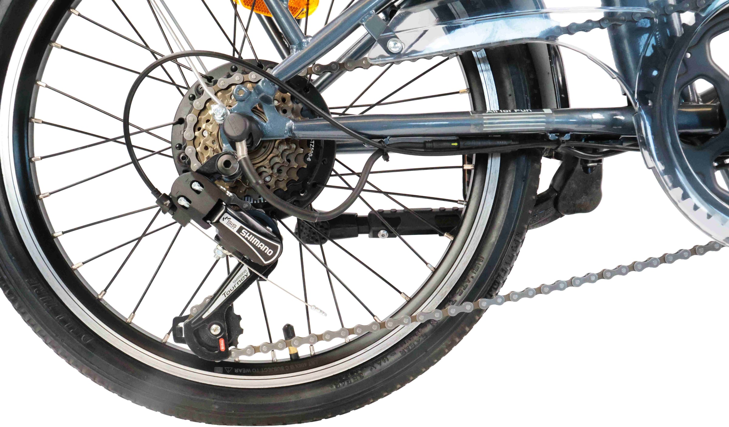 LLobe »Falt E-Bike 20" Agile« 5 Gang Shimano Tourney Schaltwerk Kettenschaltung Heckmotor 250 W