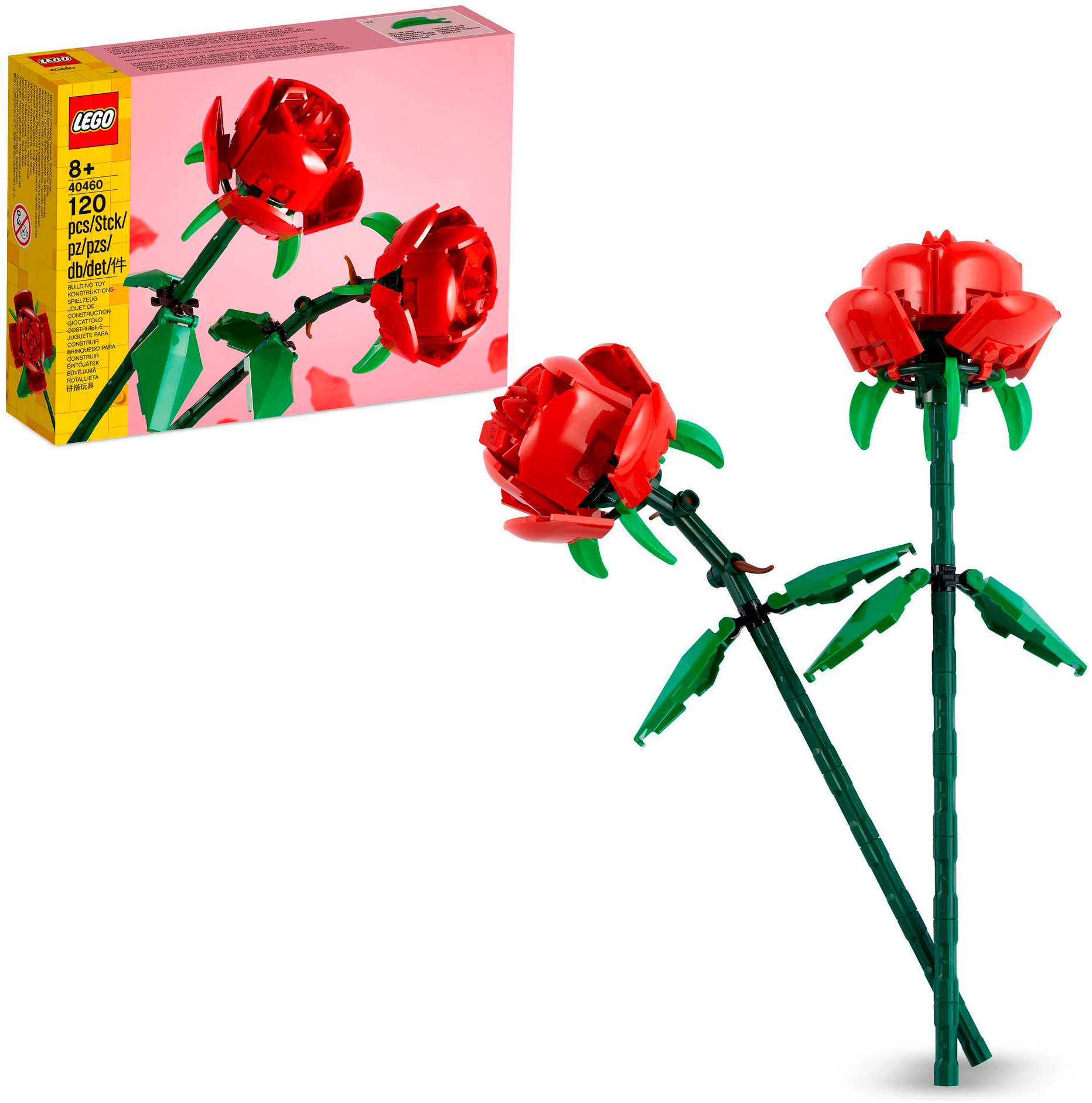 Bild von LEGO® Konstruktionsspielsteine »Rosen (40460), LEGO Iconic«, (120 St.), Made in Europe