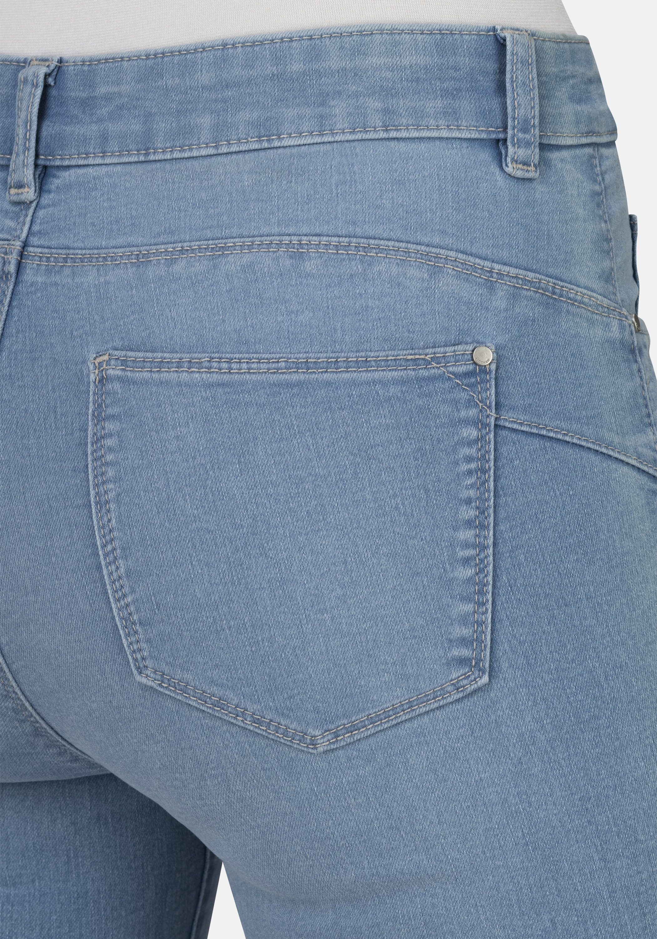 STOOKER WOMEN 5-Pocket-Jeans »Magic Shape Fit Milano Denim«, Casual Clean Wash Denim Jeans Magic Shape Effekt für Damen