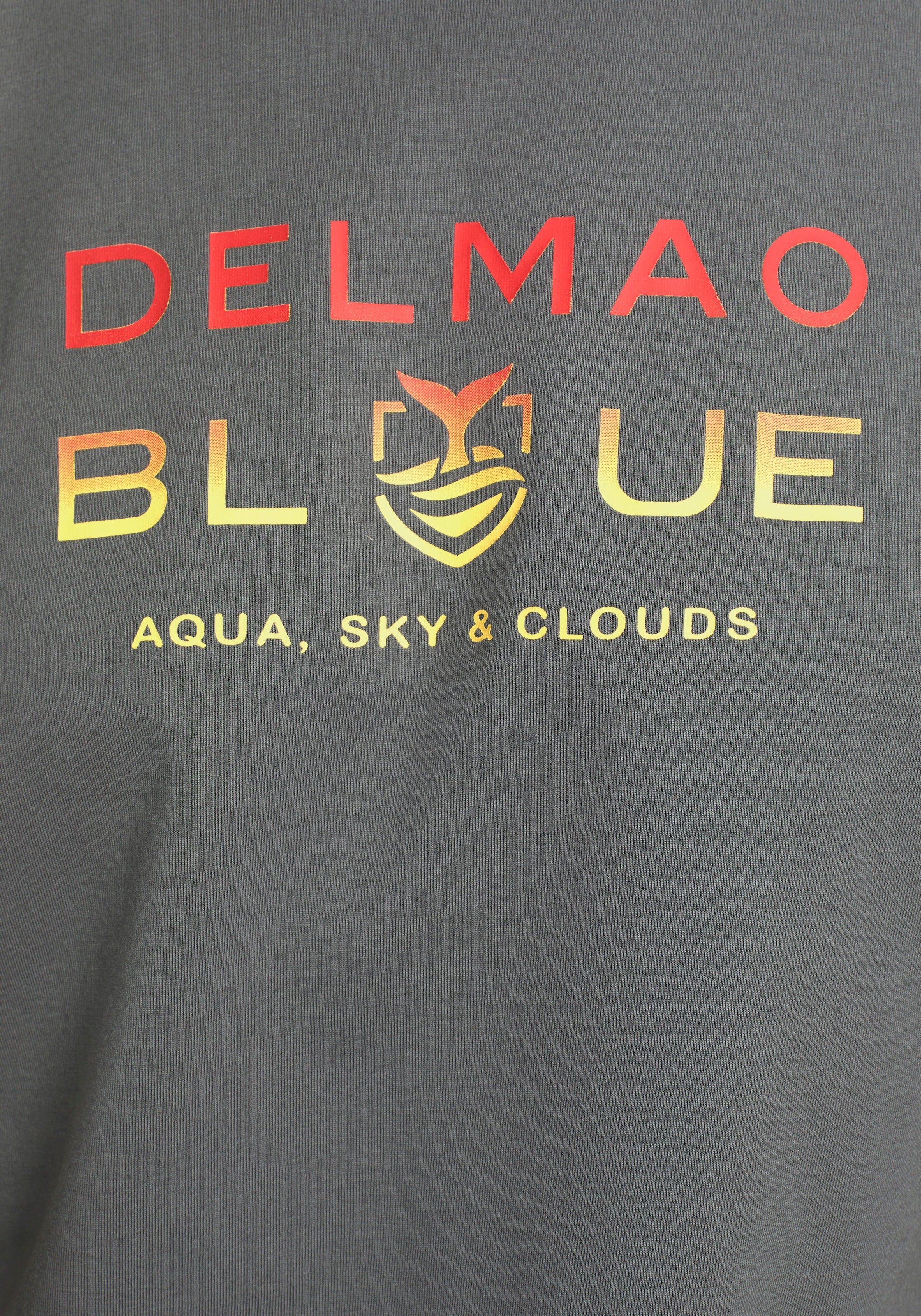 DELMAO T-Shirt, Kurzarm, bedruckt, Rundhals, aus 100% Baumwolle