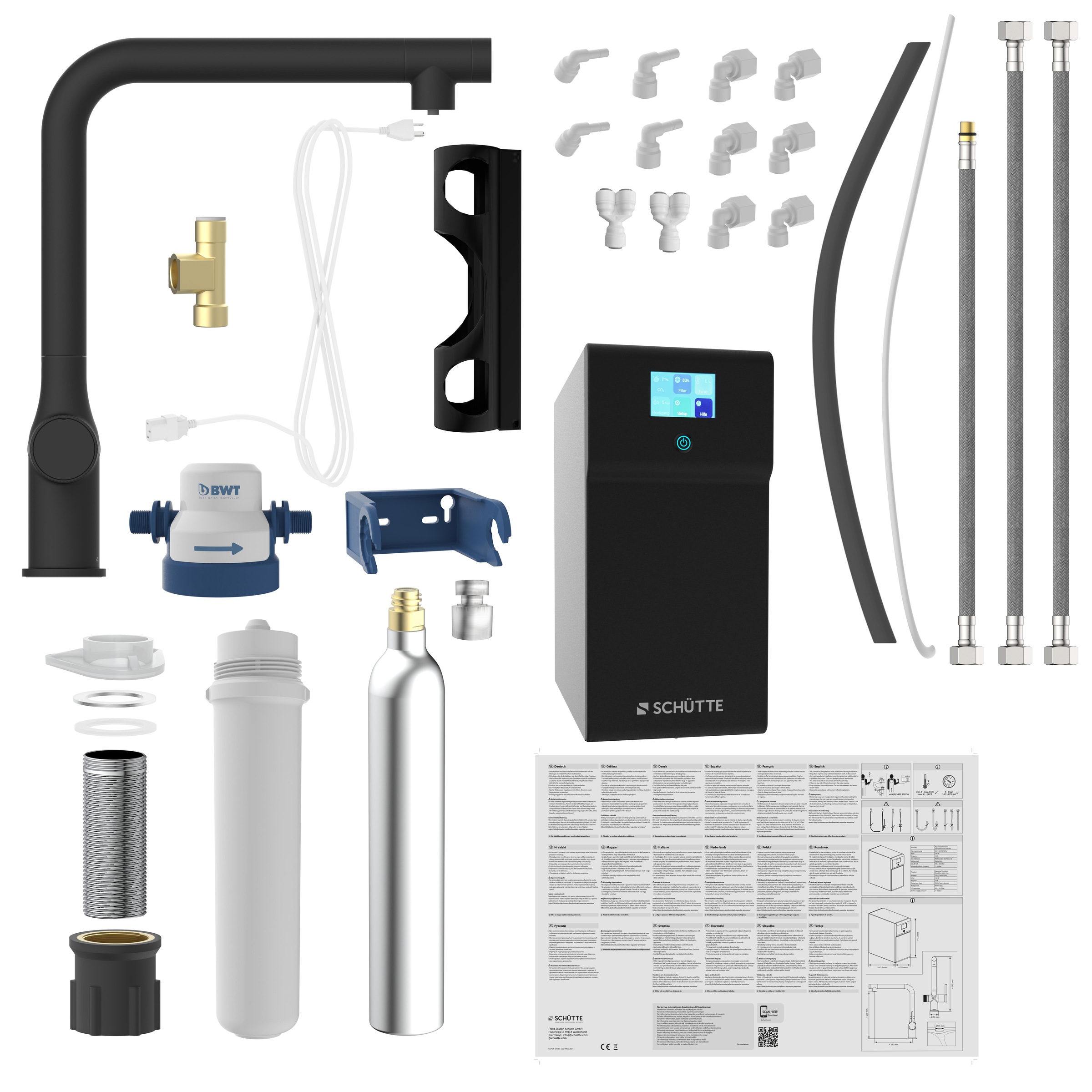 Schütte Spültischarmatur »»AQUASTAR PREMIUM« Sprudelwasser-Spültischarmatur«
