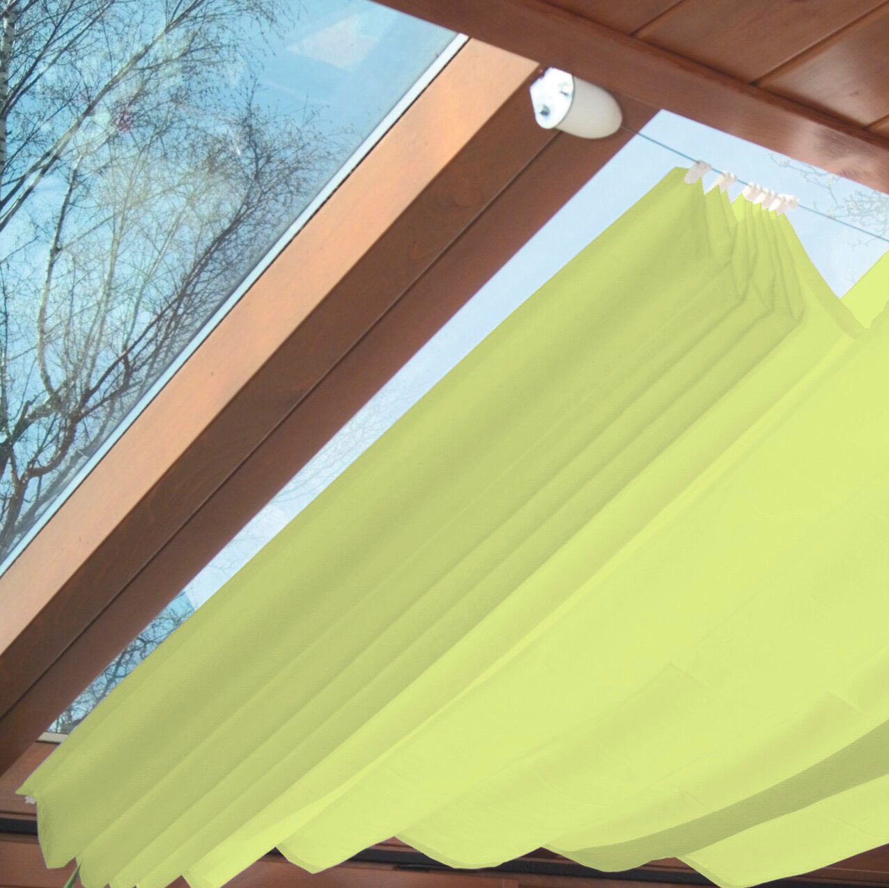 Windhager Seilspannsonnensegel, Sonnensegel für Seilspanntechnik, 2,7x1,4 m