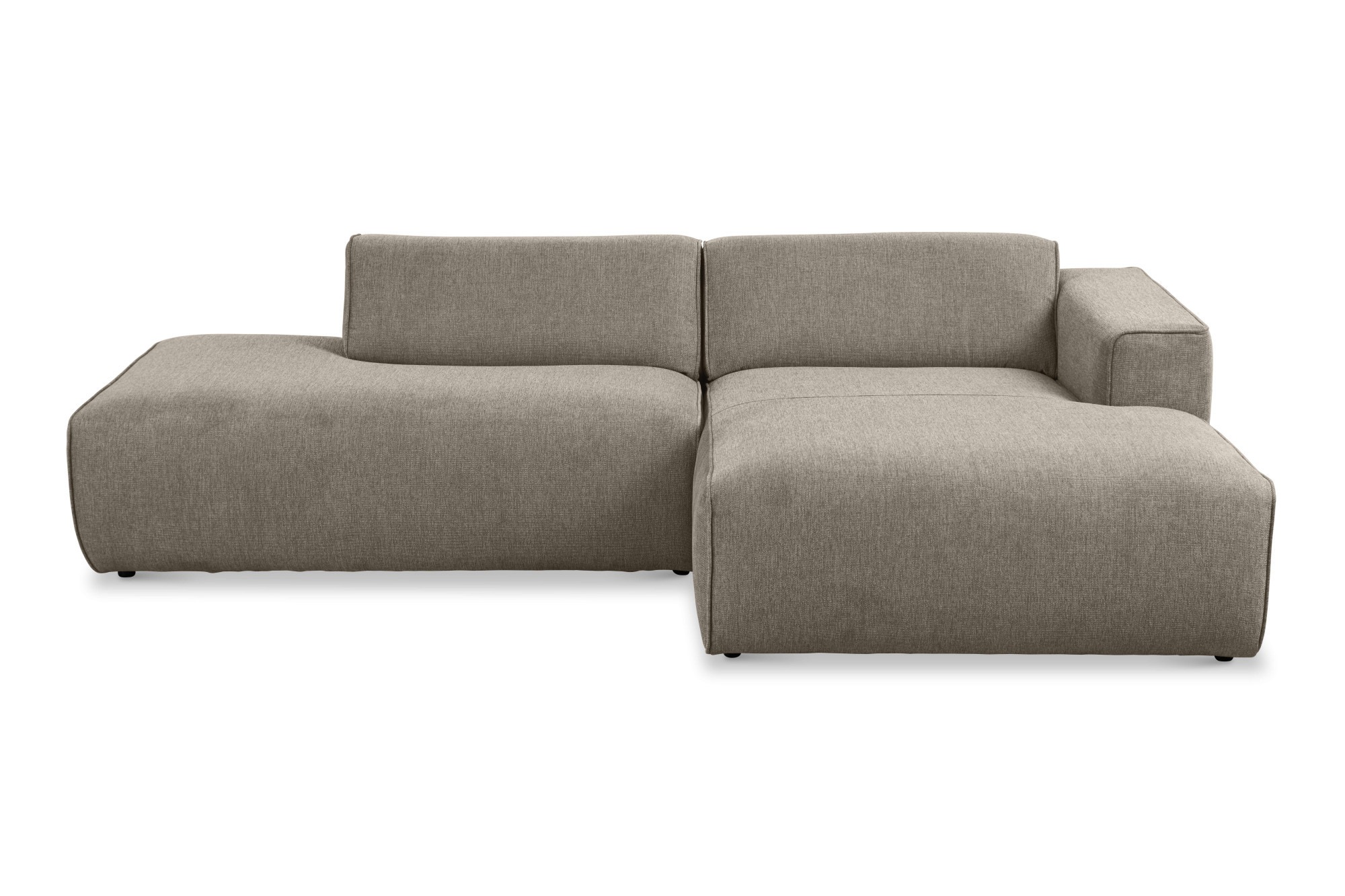 andas Ecksofa »Noord mit Kedernaht, Breite 227 cm, L-Form« Cord, Struktur, günstig online kaufen