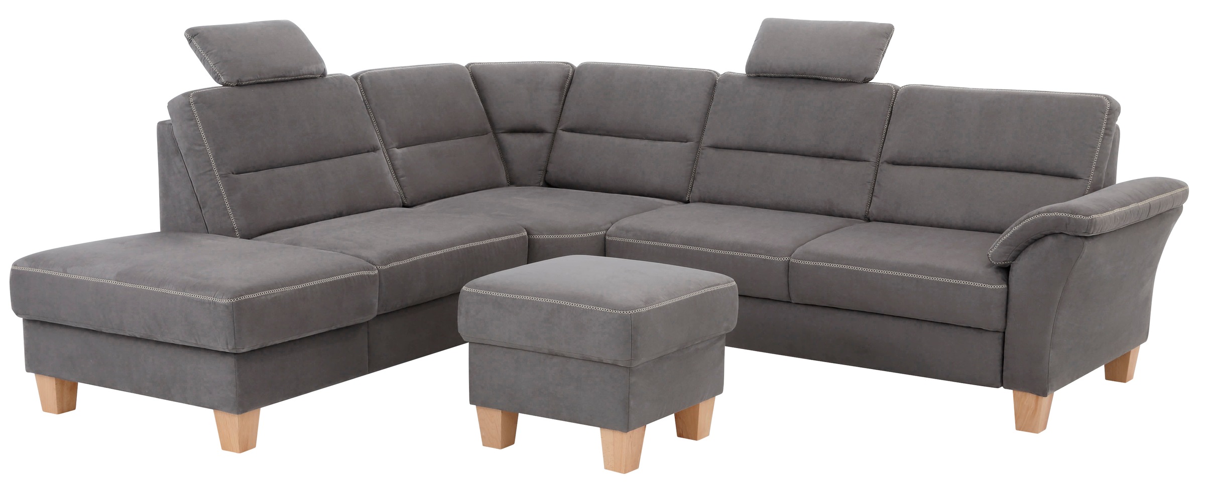 Home affaire Ecksofa »Soleo L-Form«, komfortabel durch Trapezecke mit Relax günstig online kaufen