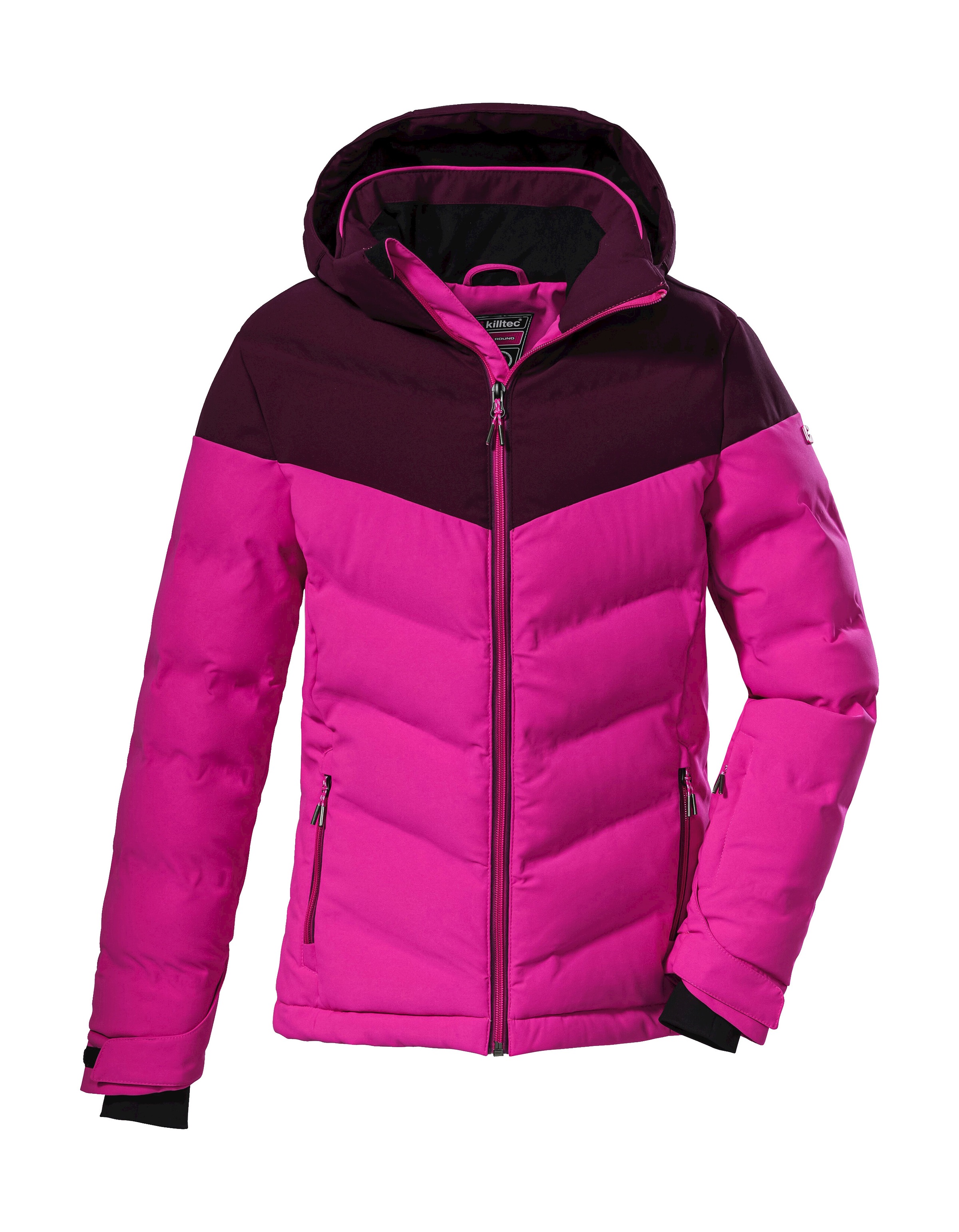 Skijacke „KSW 157 GRLS SKI QLTD JCKT“, Gr. 140, himbeere