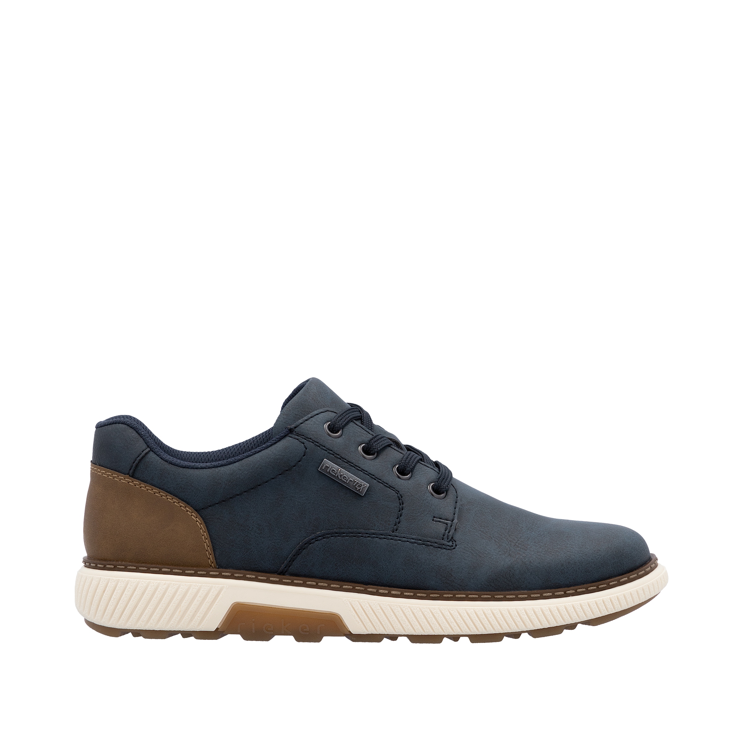 Rieker Sneaker, Halbschuh, Schnürschuh, Casual Sneaker mit weichem Schaftrand