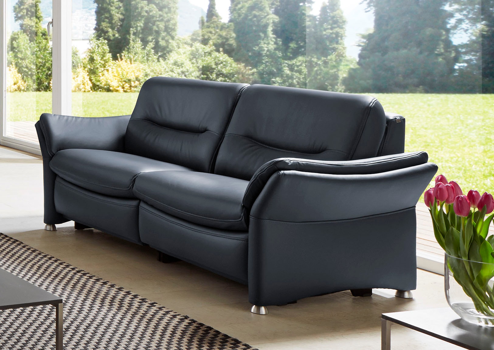 HUKLA 2,5-Sitzer »HU-SF15058 Ledersofa, Breite 194 cm«, aus Leder, optional günstig online kaufen