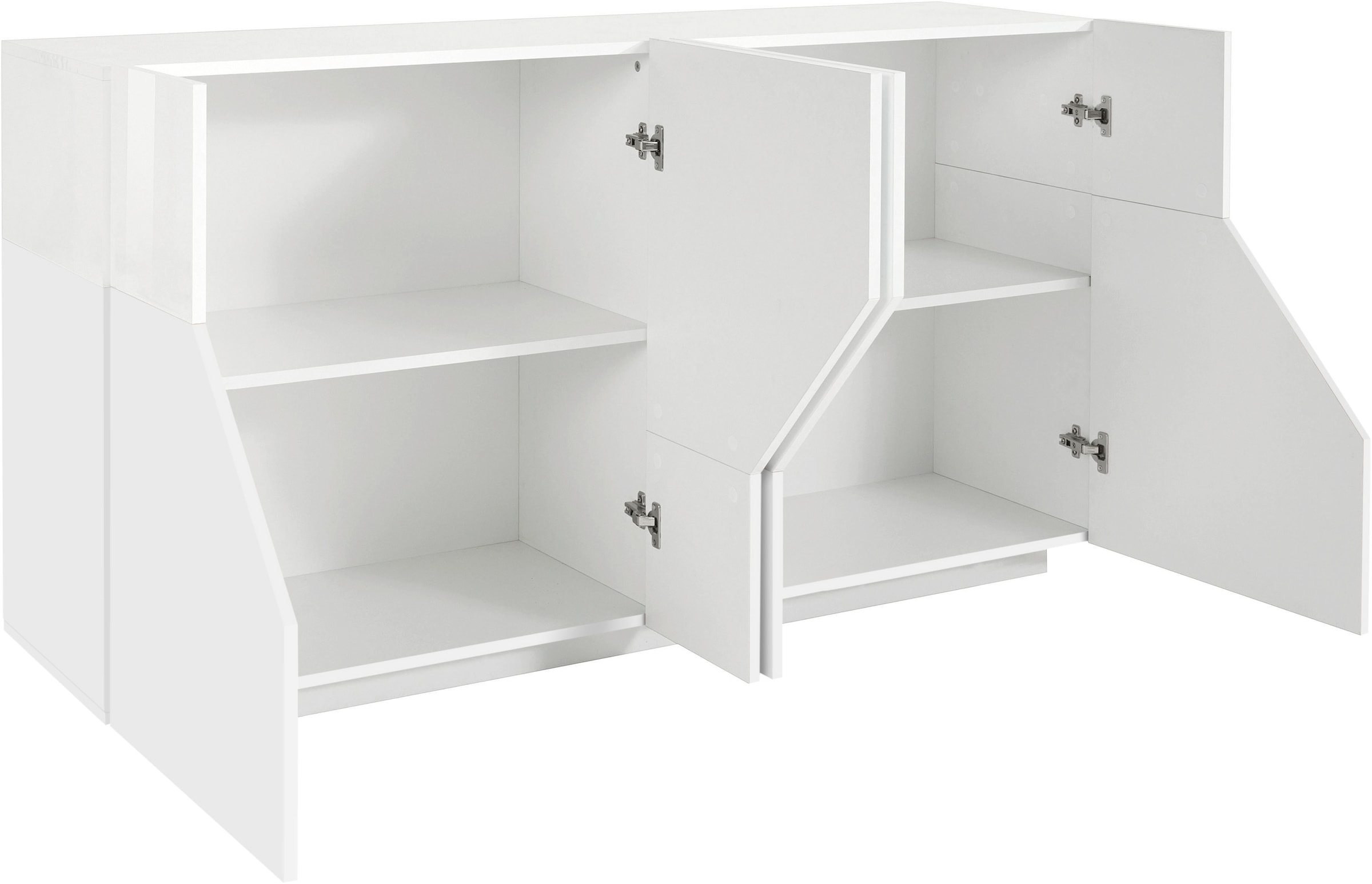 INOSIGN Sideboard »ALIEN-Kommode, Schrank, Anrichte mit 4 Türen und 4 Fächern«, Sideboard Breite ca. 160 cm "100 % Made in Italy"