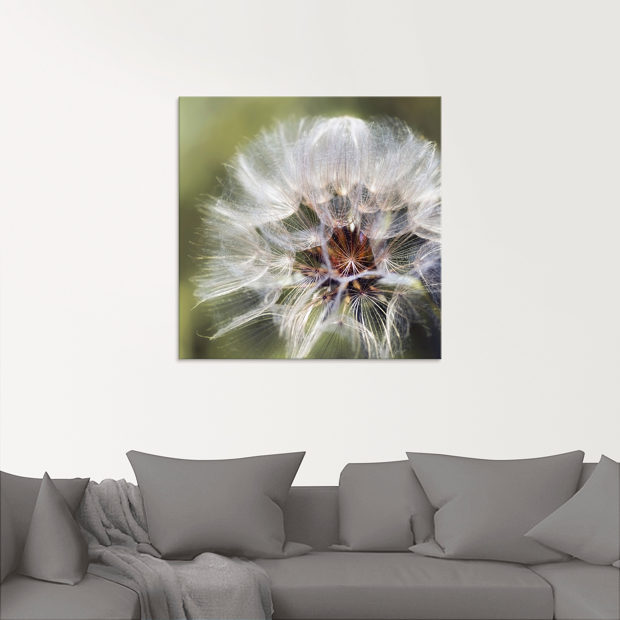 Artland Glasbild »Pusteblume II«, Blumen, (1 St.), in verschiedenen Größen