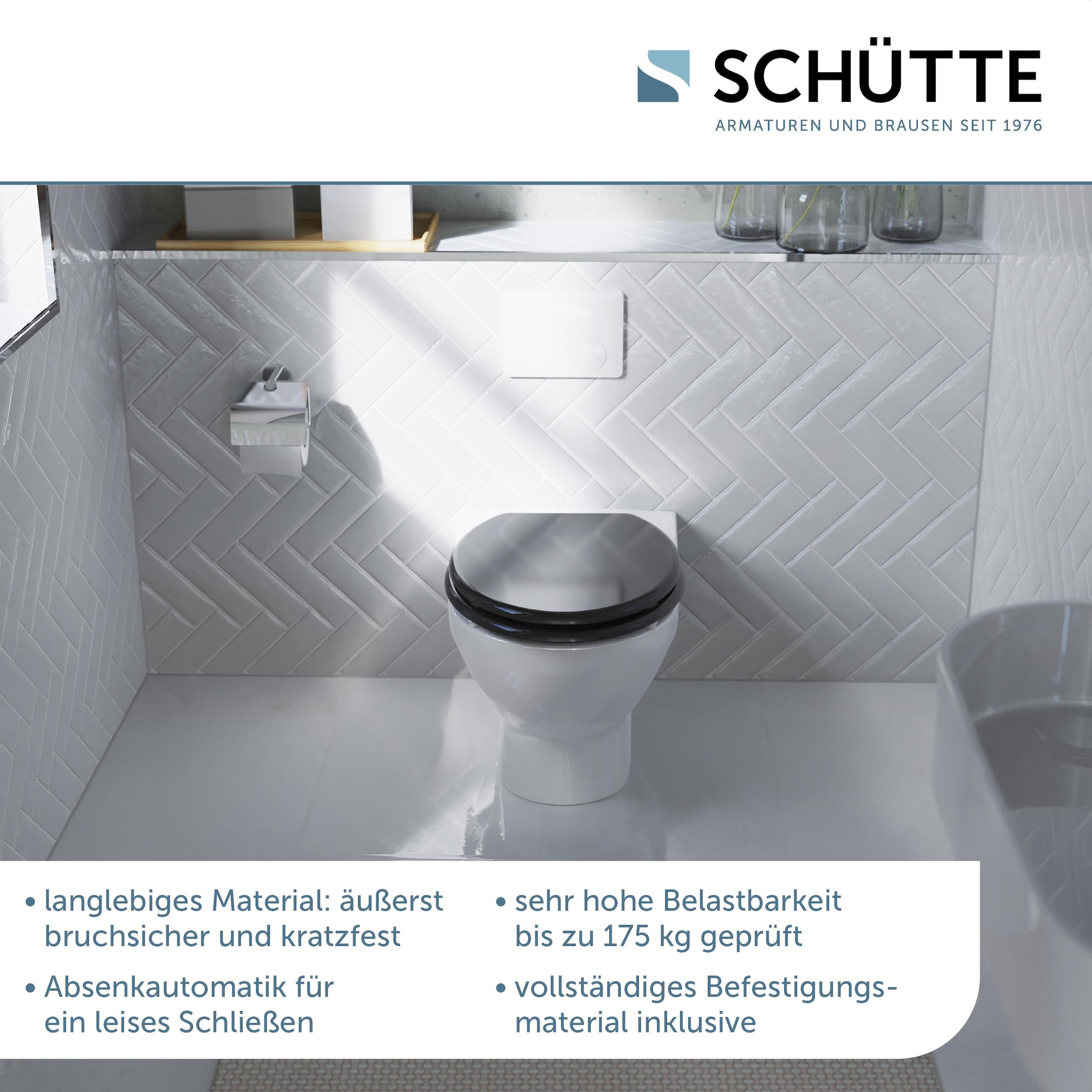 Schütte WC-Sitz »SPIRIT«, mit Absenkautomatik und MDF-Holzkern
