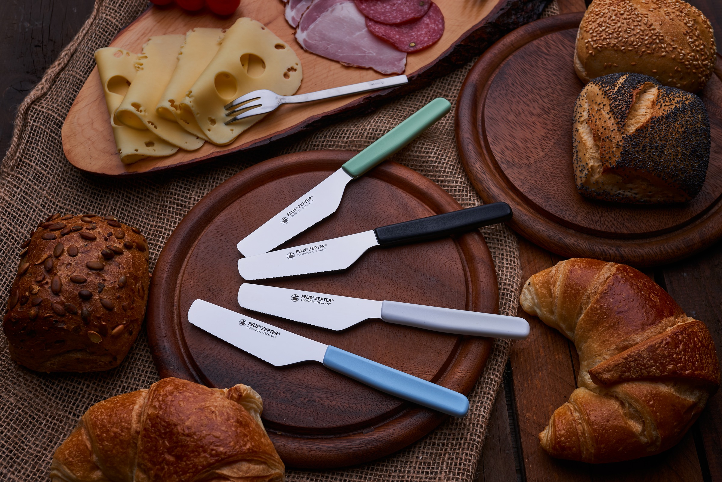 Felix Solingen Brotzeitmesser »Brunchmesser« X50 CrMoV15 Klingenstahl, hochglanz