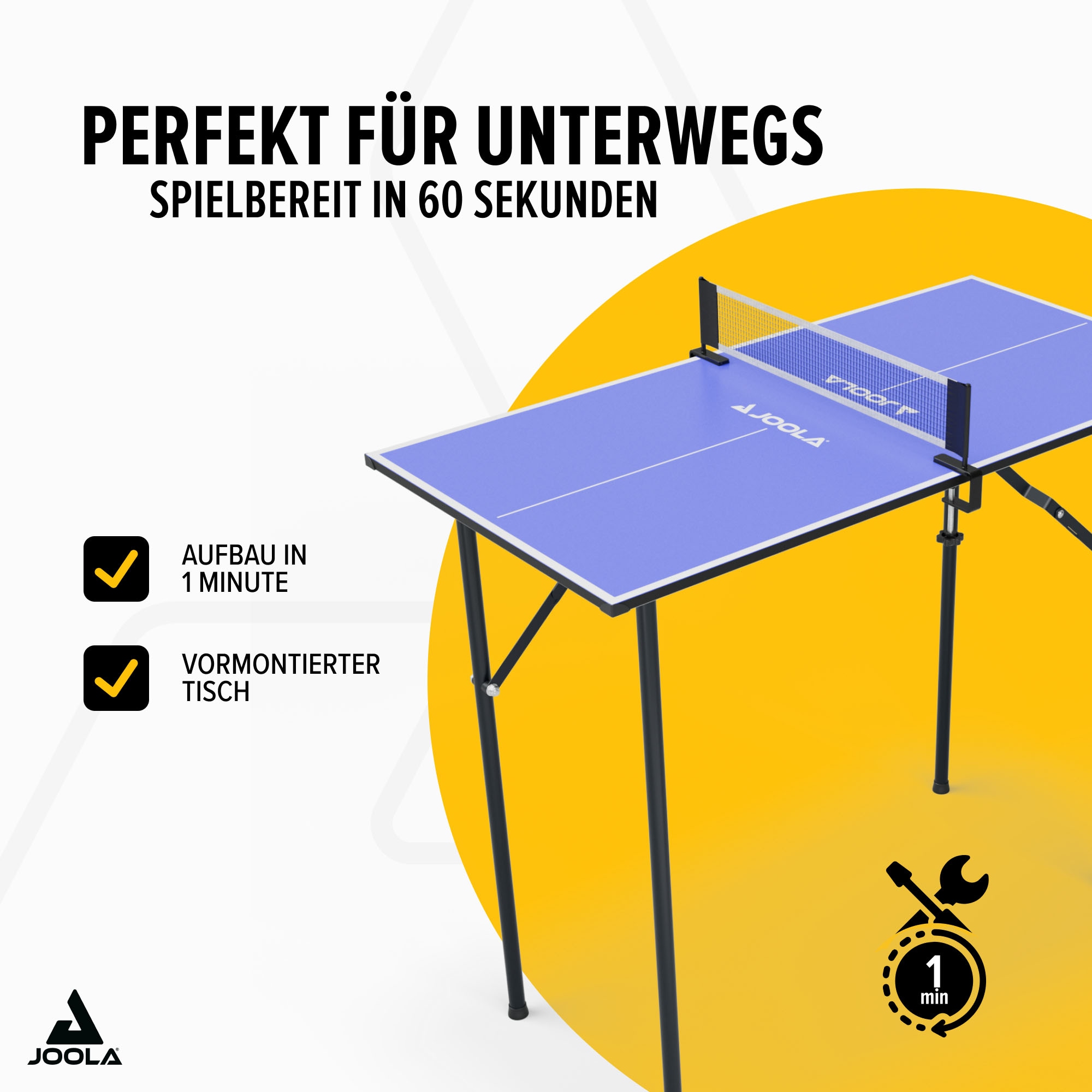 Joola Mini-Tischtennisplatte »Mini« Das Netz ist im Lieferumfang enthalten