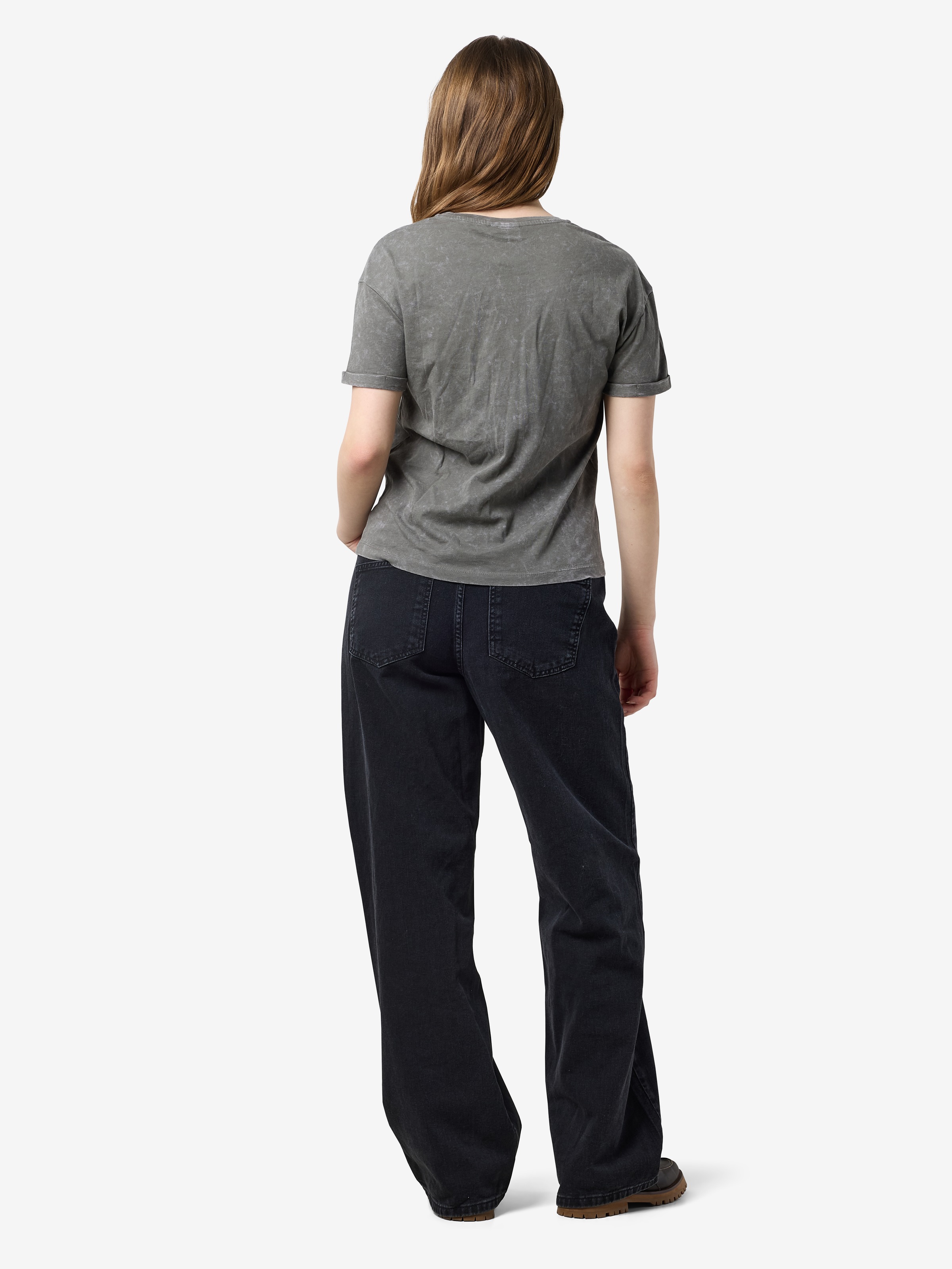 Noisy may Kurzarmshirt »NMBRANDY WASHED S/S TOP JRS NOOS«