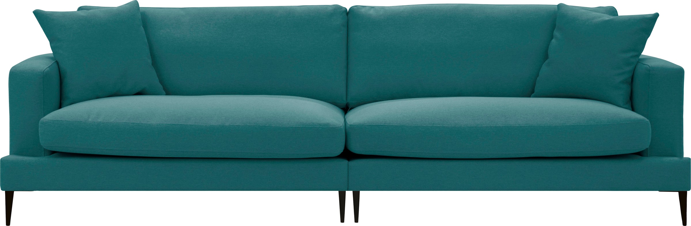 Leonique Big-Sofa "Cozy elegantes Designsofa, Maße B/T/H: 252/97/80 cm", mi günstig online kaufen