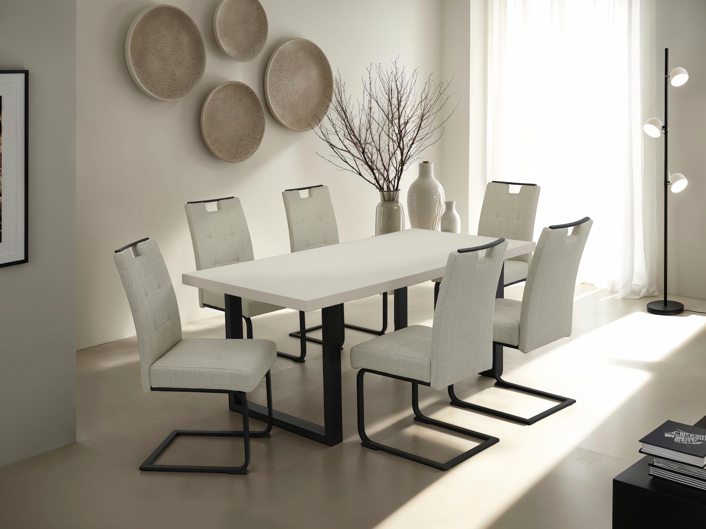 HELA Freischwinger »WIEN, Esszimmerstuhl, Komfortstuhl« (Set) 2 Stk.Flachro günstig online kaufen