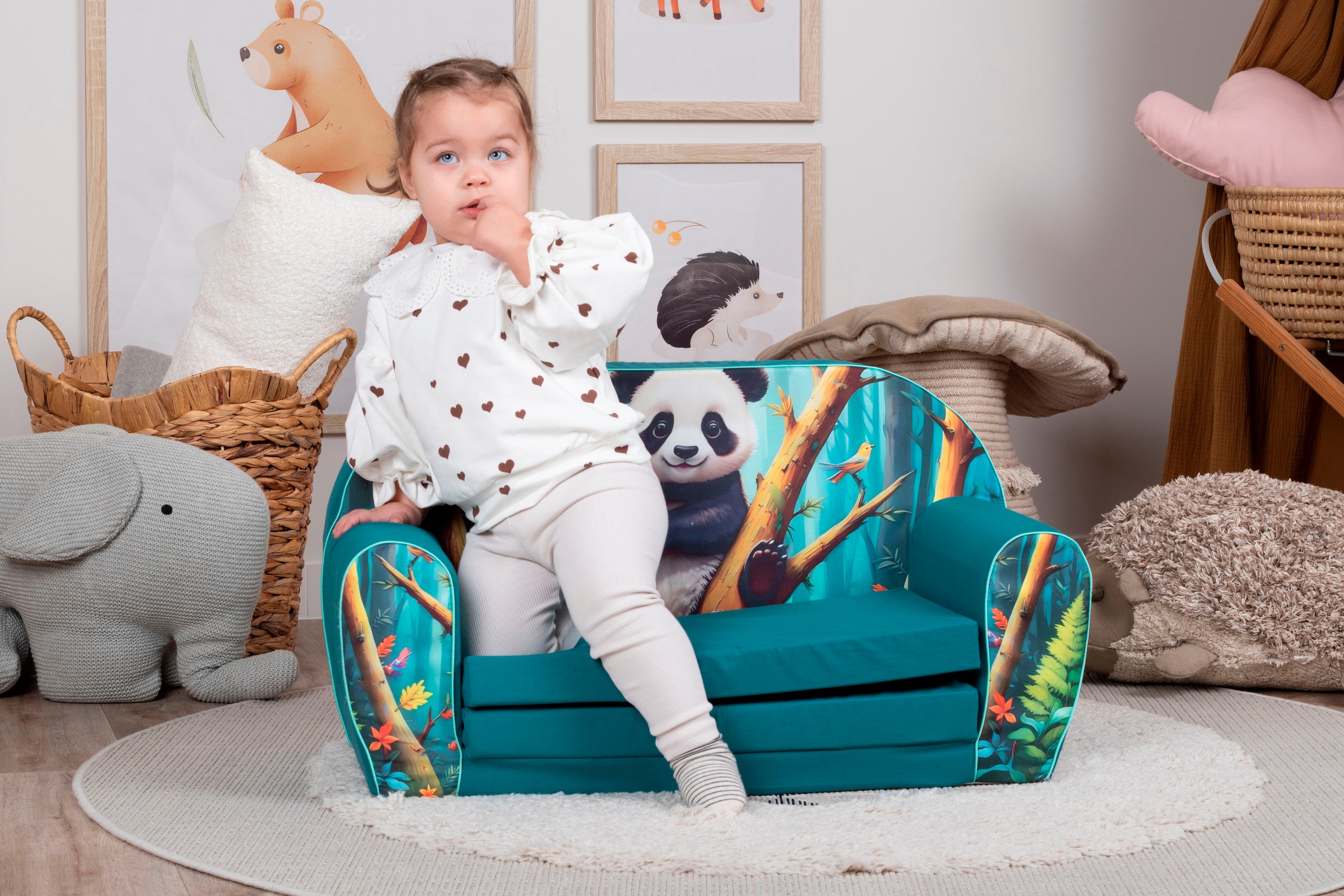 Knorrtoys® Sofa »Lucky panda«, für Kinder; Made in Europe