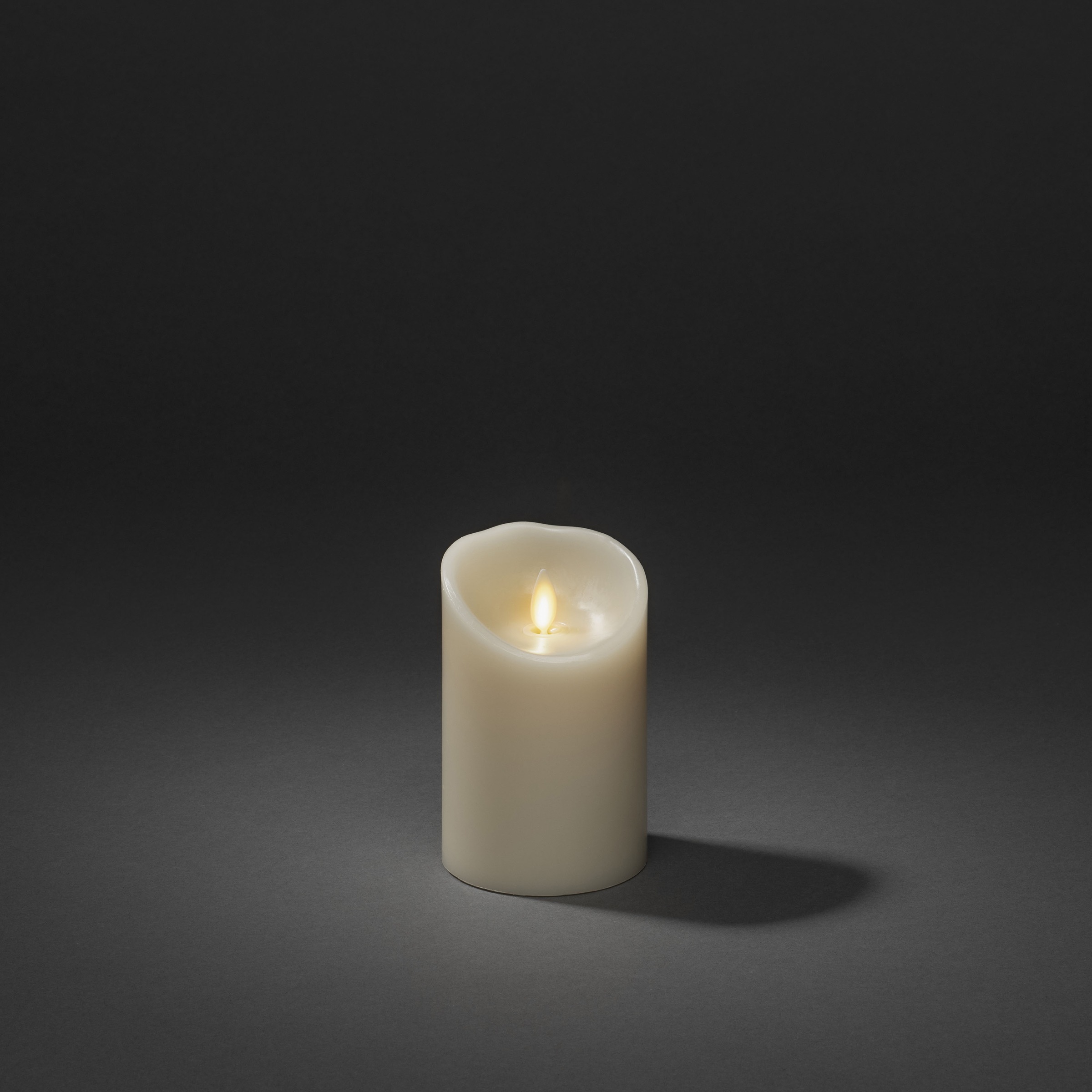 KONSTSMIDE LED-Kerze, LED Echtwachskerze cremeweiß, mit 3D Flamme und gesch günstig online kaufen