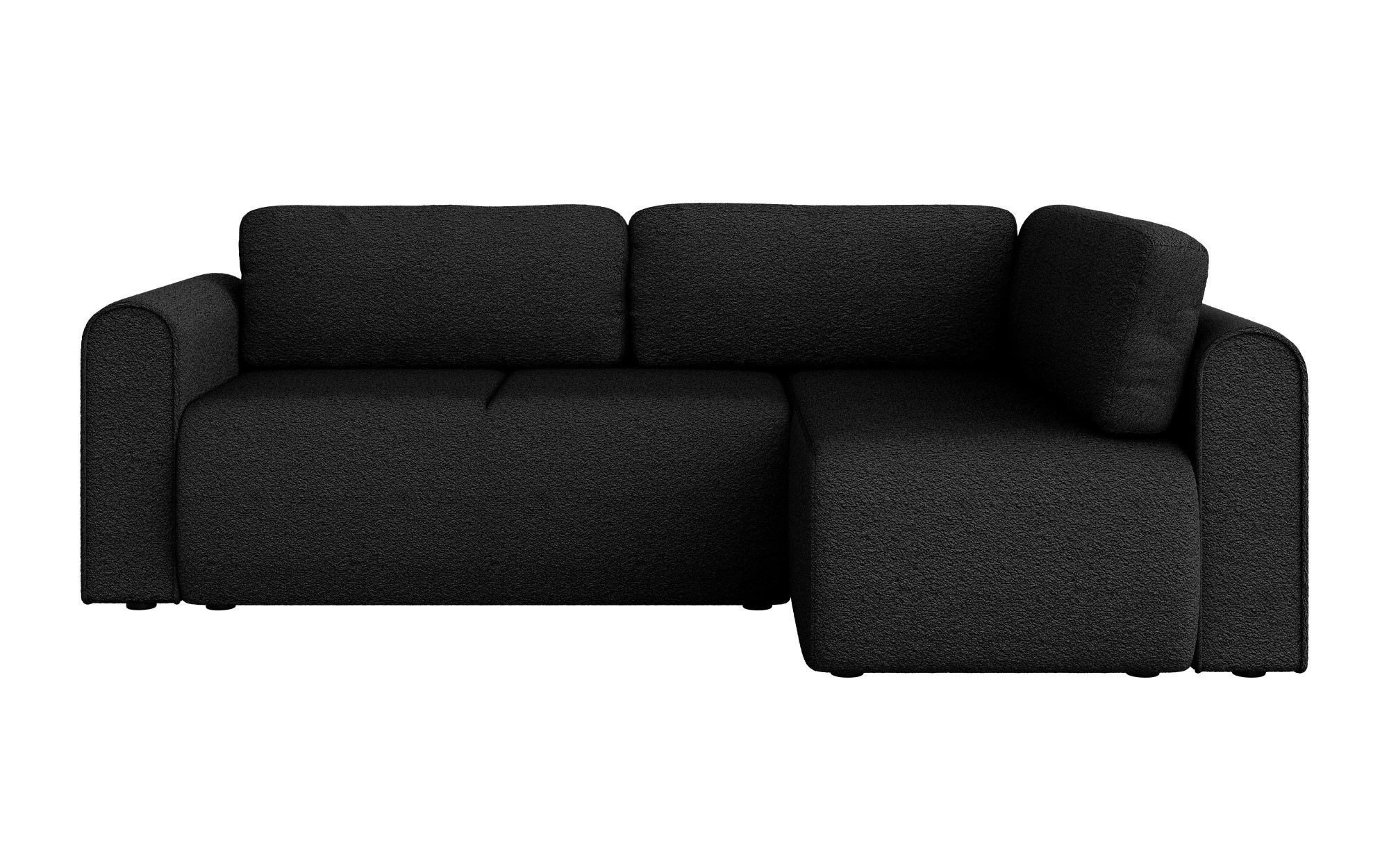 INOSIGN Ecksofa »Zacharia wahlweise Schlafsofa mit Bettkasten, B/T/H 250/166/86 cm«, L-Form mit Wellenunterfederung, Ottomane rechts oder links bestellbar